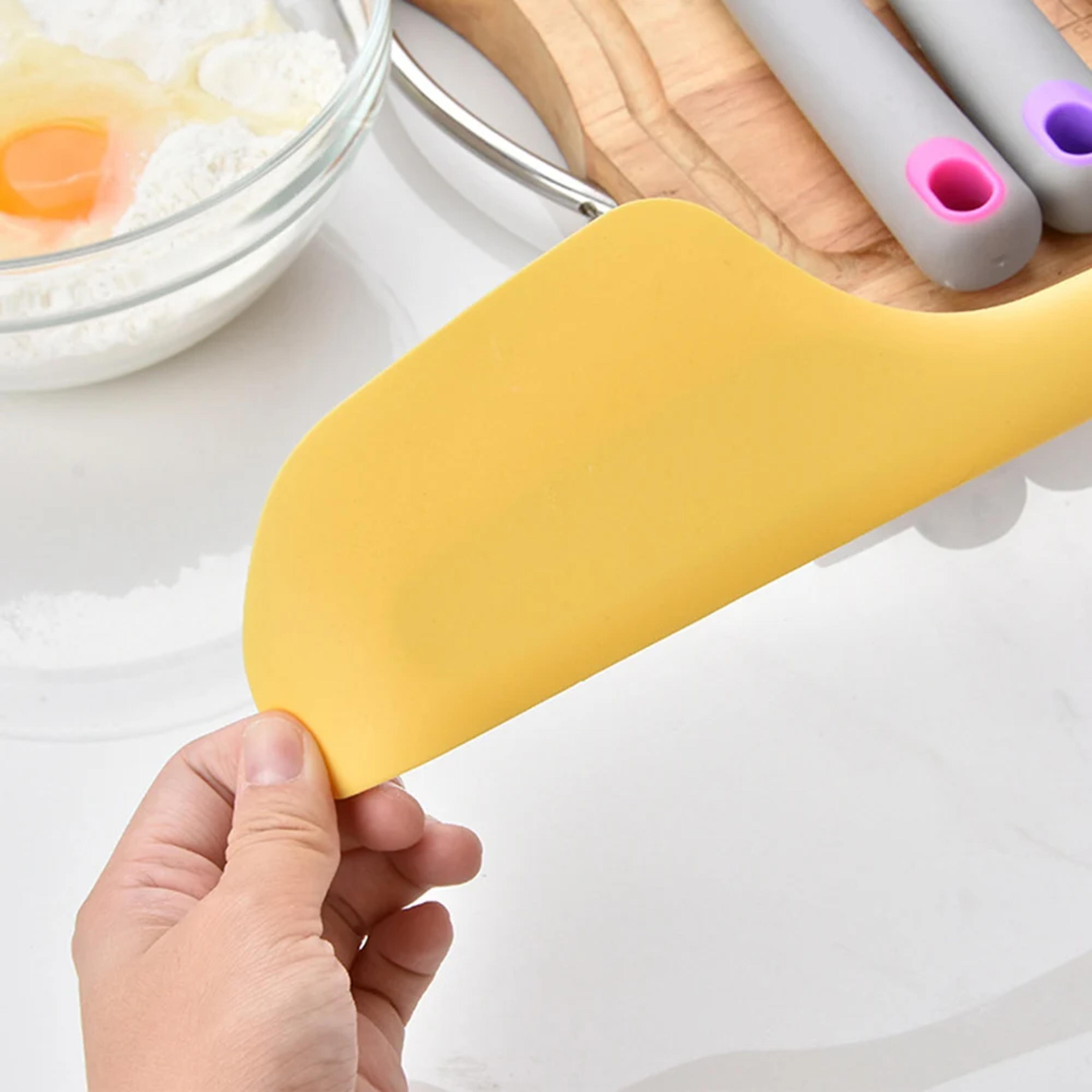 34cm heat resistant silicone baking spatula for mixing, scraping & frosting