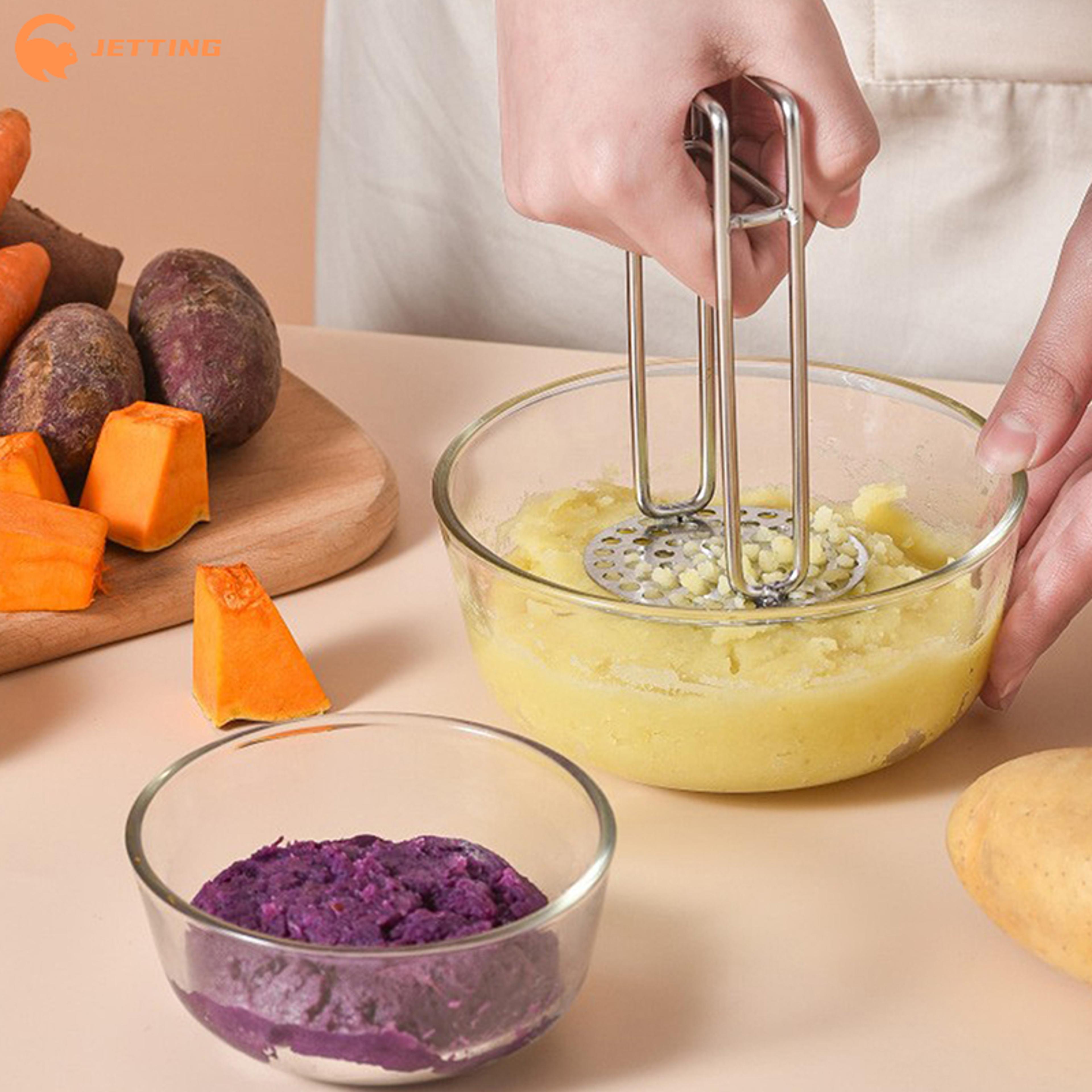 stainless steel potato masher vegetable press kitchen tool