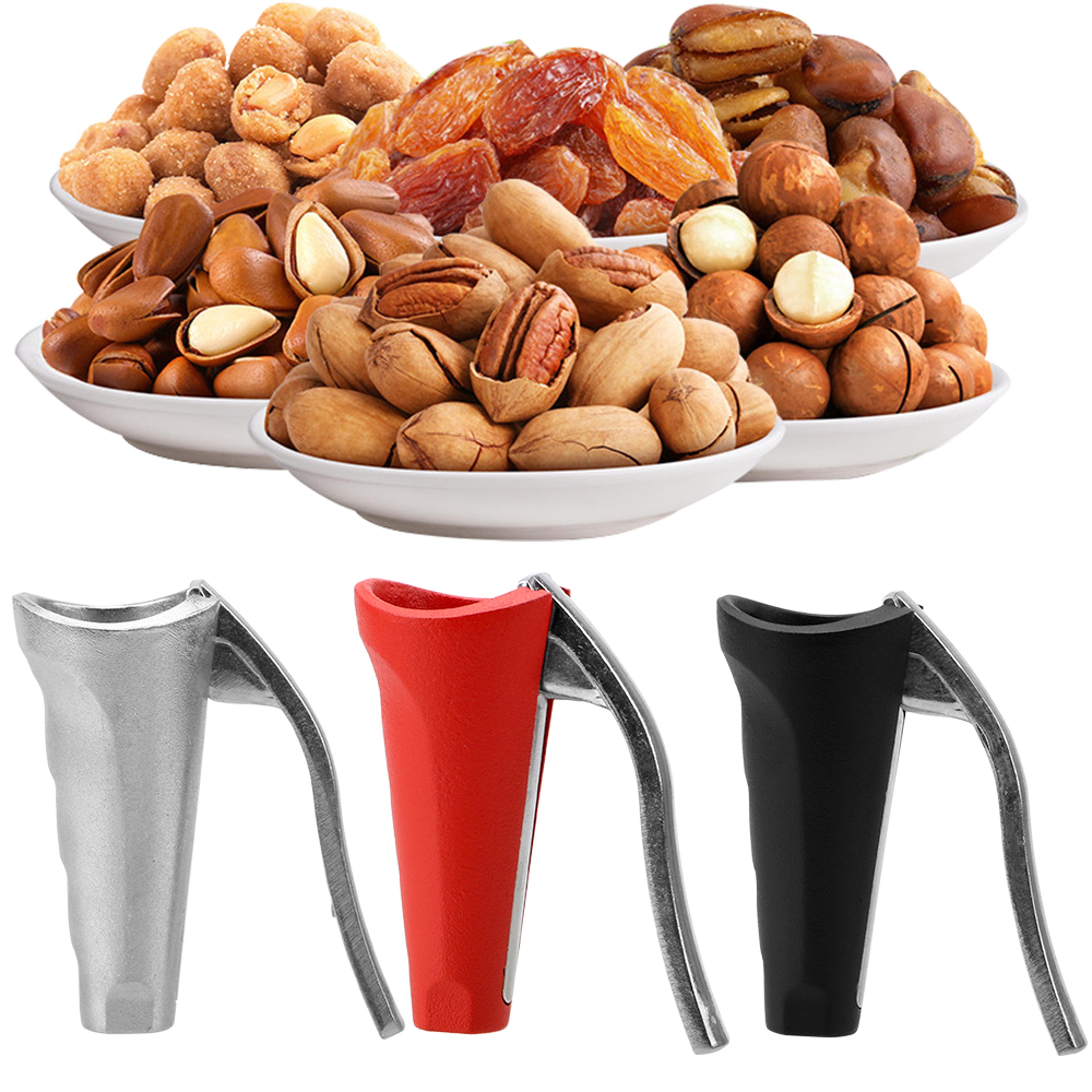 walnut chestnut nut cracker pliers sheller tool zinc alloy kitchen gadget