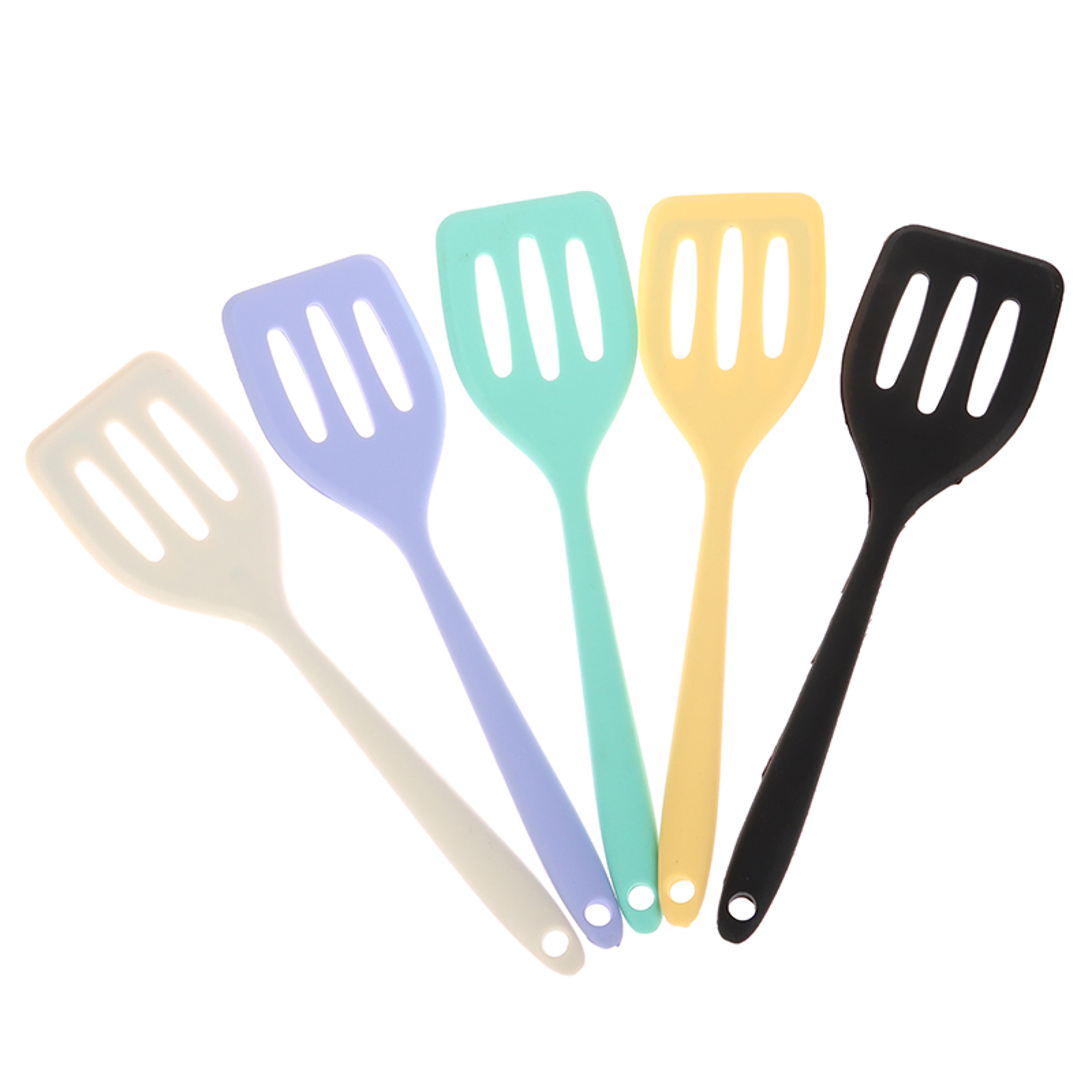 silicone fish & egg frying pan spatula turner nonstick kitchen scoop tool