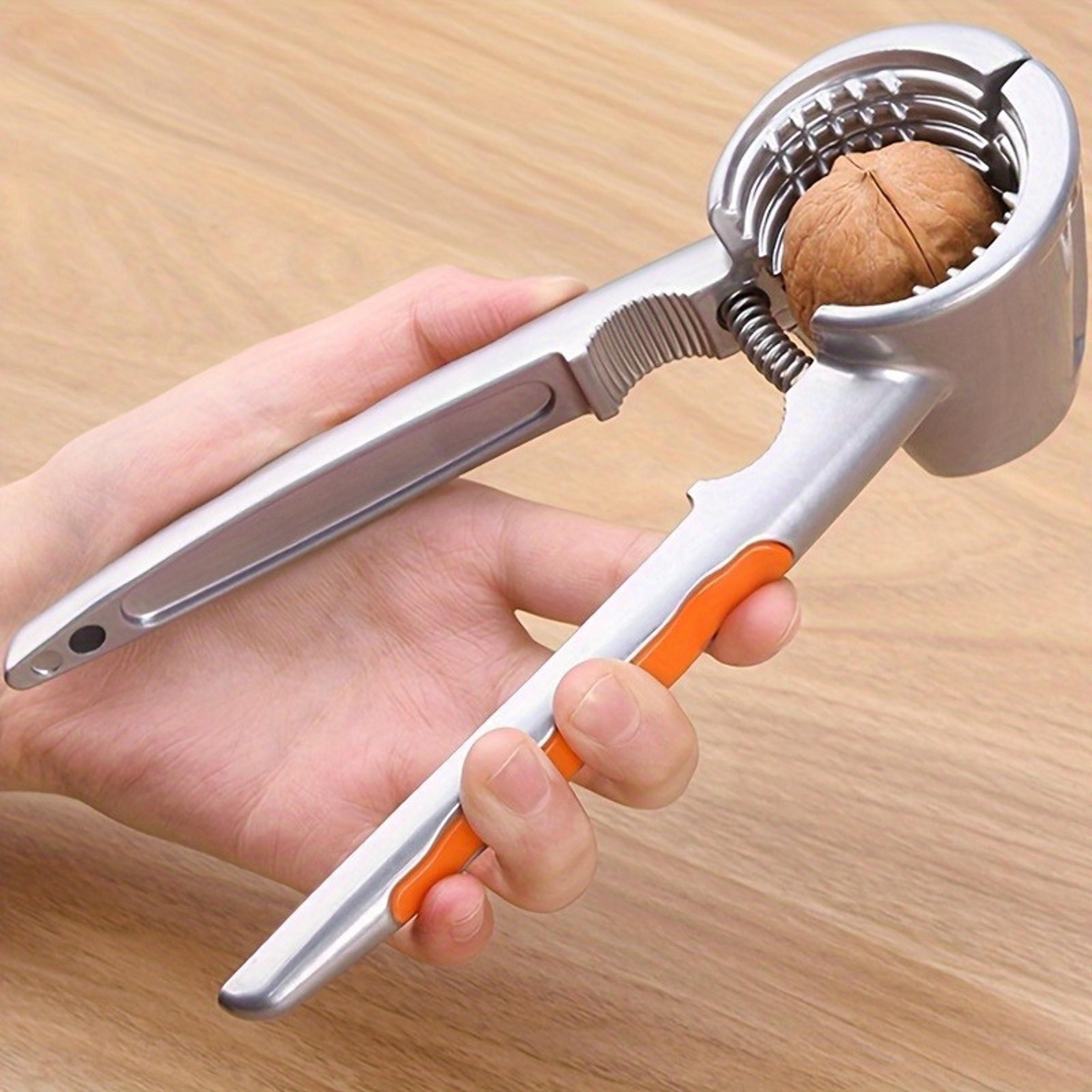 ergonomic double head nutcracker tool heavy duty walnut & hazelnut cracker multi-functional nut opener