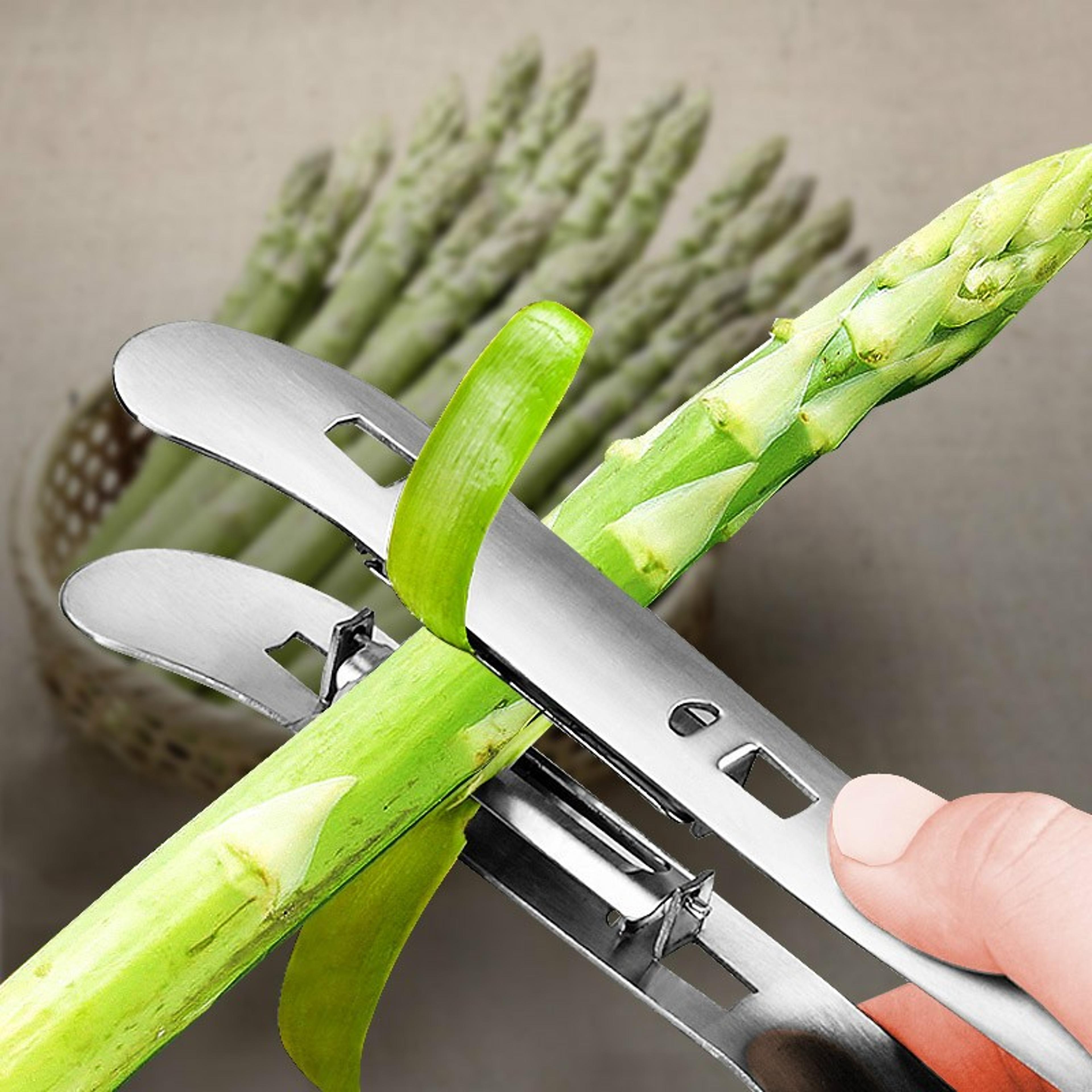stainless steel double-sided vegetable & fruit peeler tool multi-purpose kitchen peeler