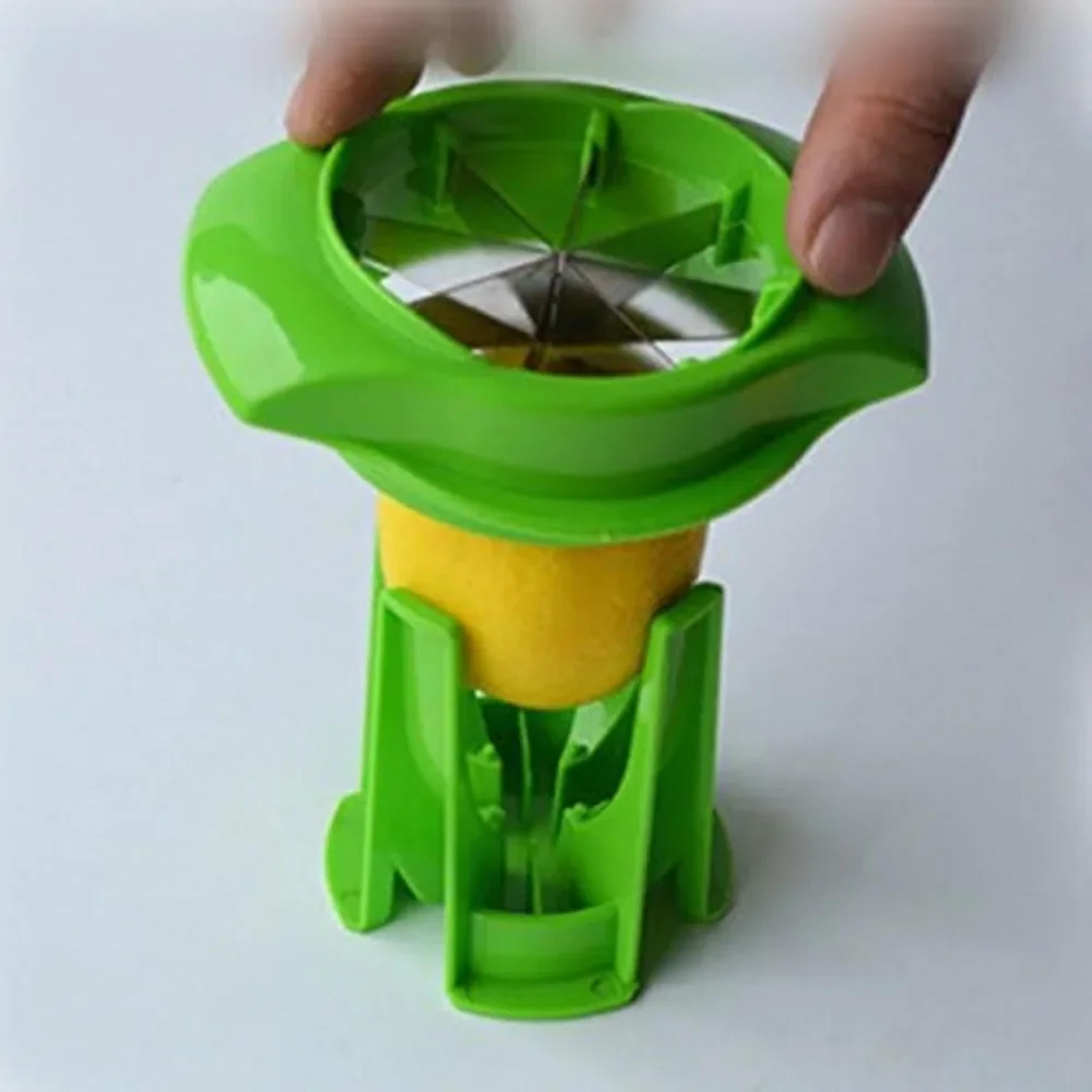 apple wedge slicer & citrus lemon wedge cutter quick fruit slicer kitchen gadget