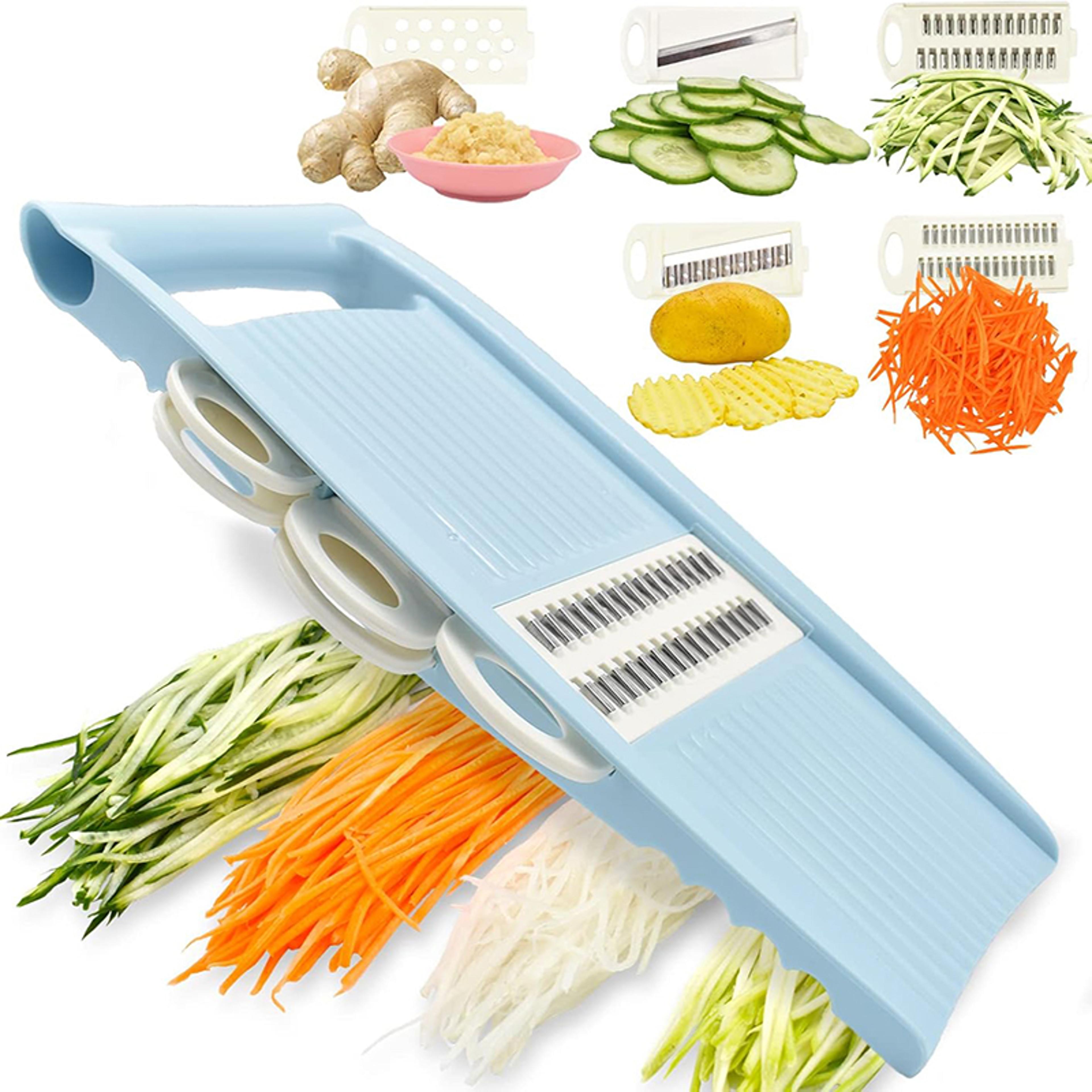 5 in 1 multifunction vegetable chopper and mandoline slicer for fast kitchen prep