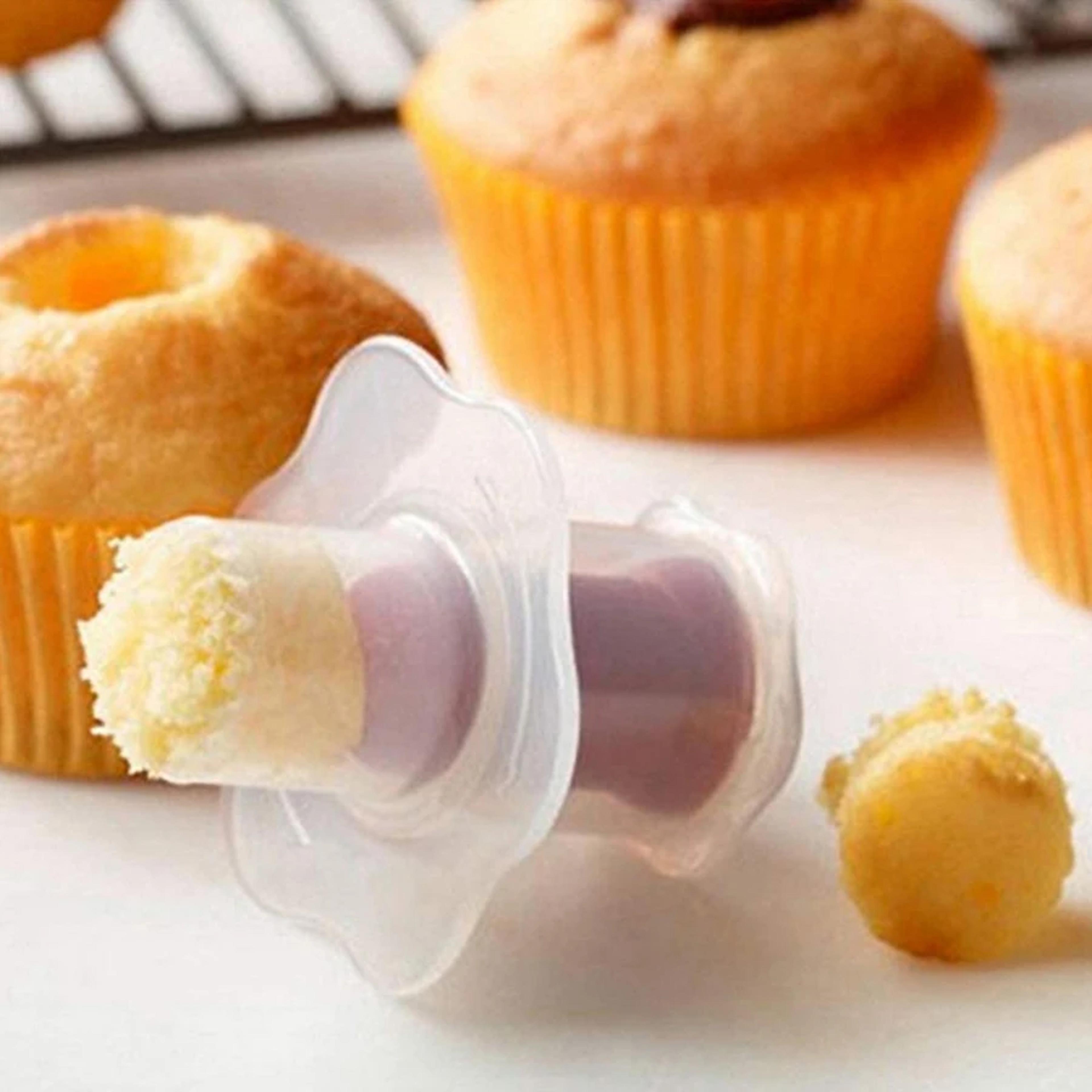 sweet fill cupcake corer & pastry filling tool for muffins, cakes and diy baking