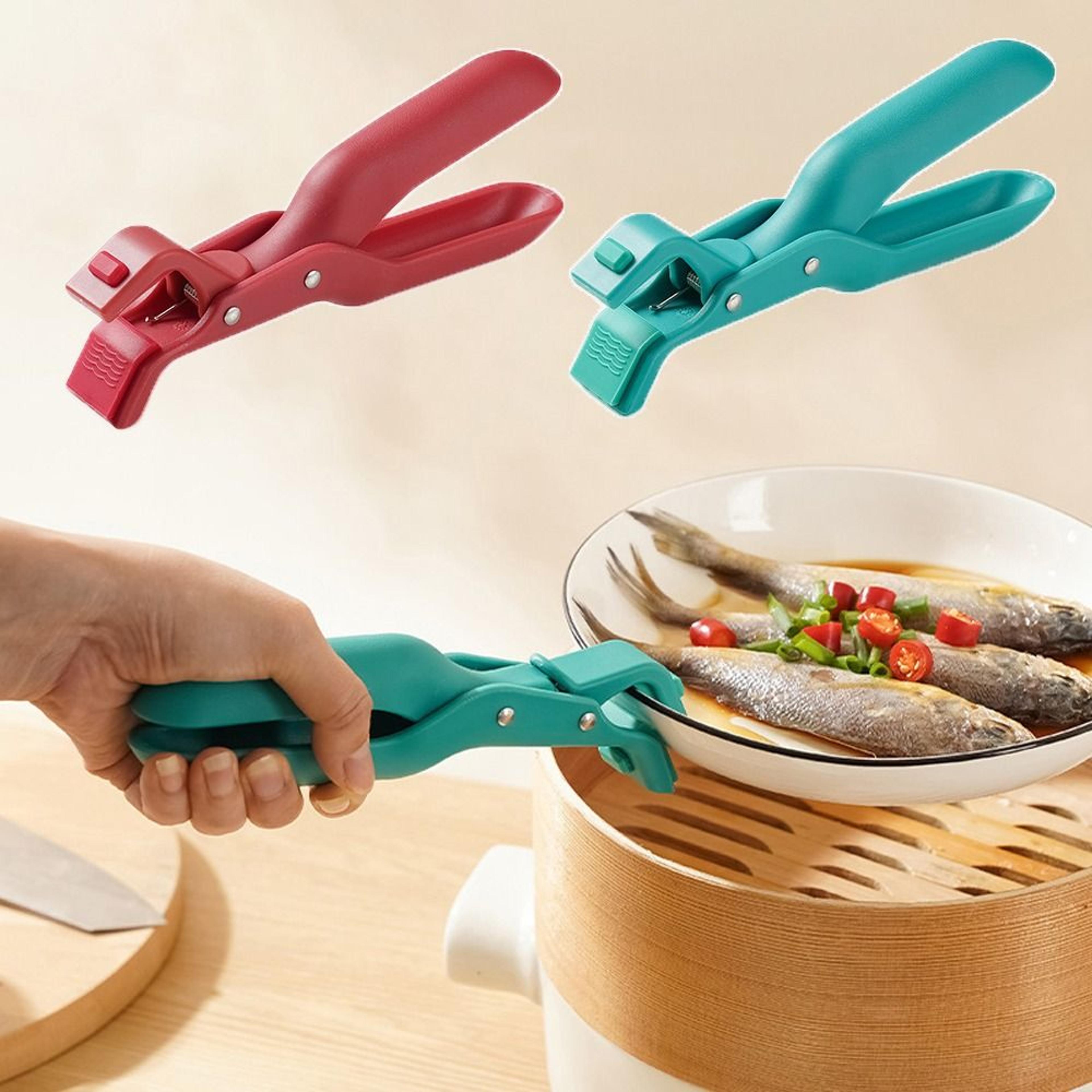 heat safe silicone bowl clip non slip bowl gripper anti scald pot & dish holder