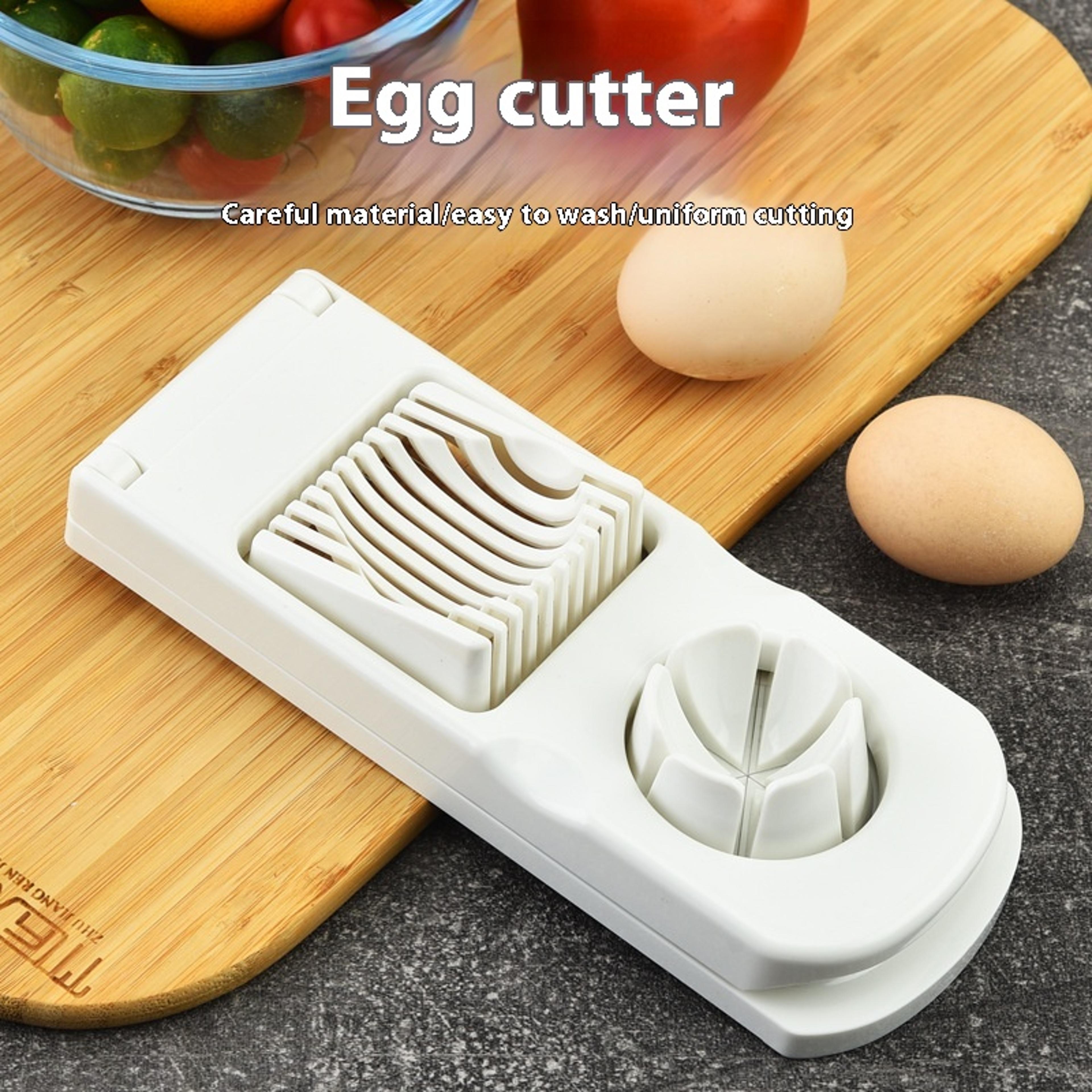 food grade egg slicer abs flower shape 2 in 1 cutter stainless steel wire easy clean multifunctional kitchen tool