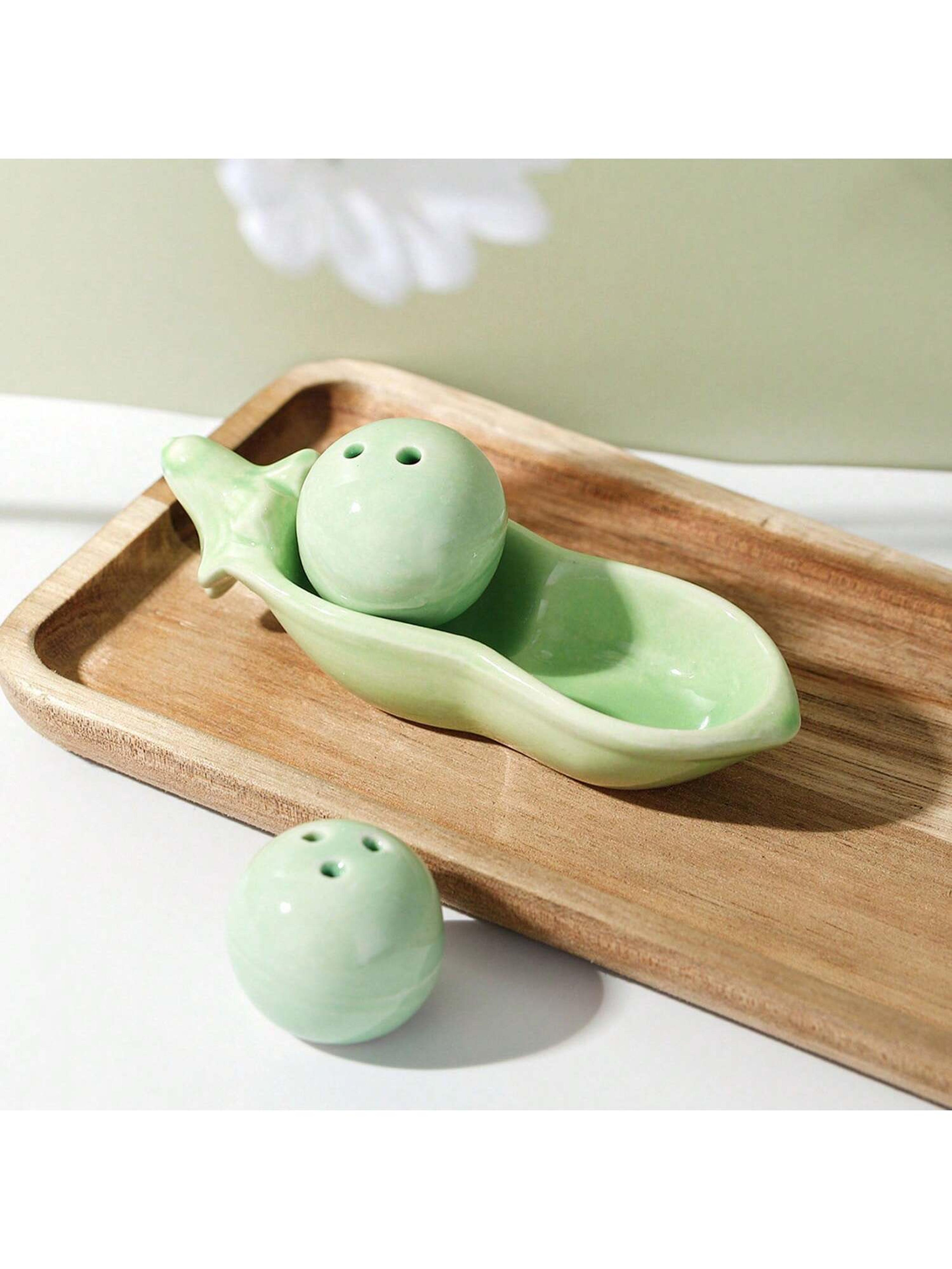ceramic seasoning jar set with lid and spoon for kitchen, bbq & picnic spice storage