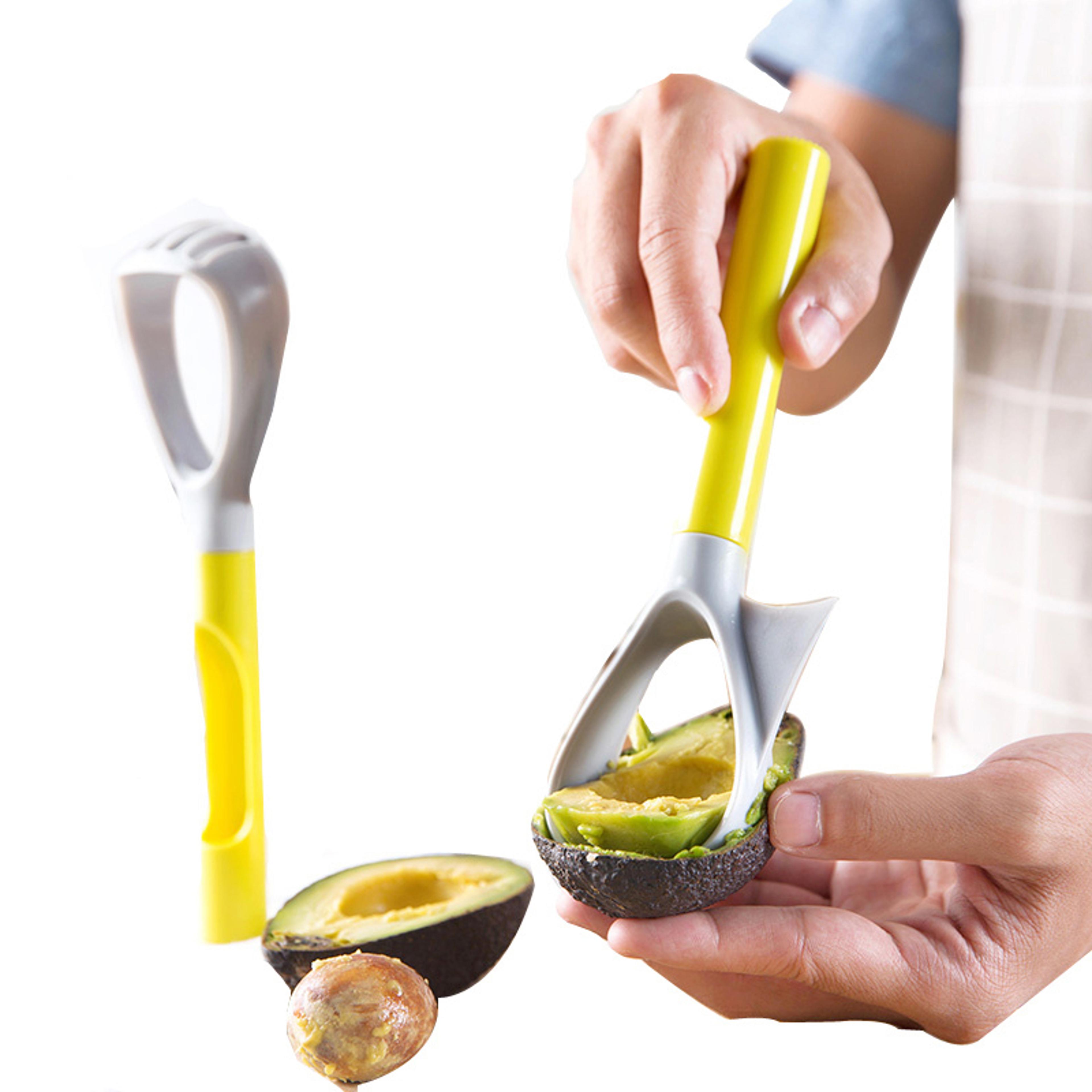 5 in 1 avocado slicer and avocado tool for easy pitting, slicing & mashing