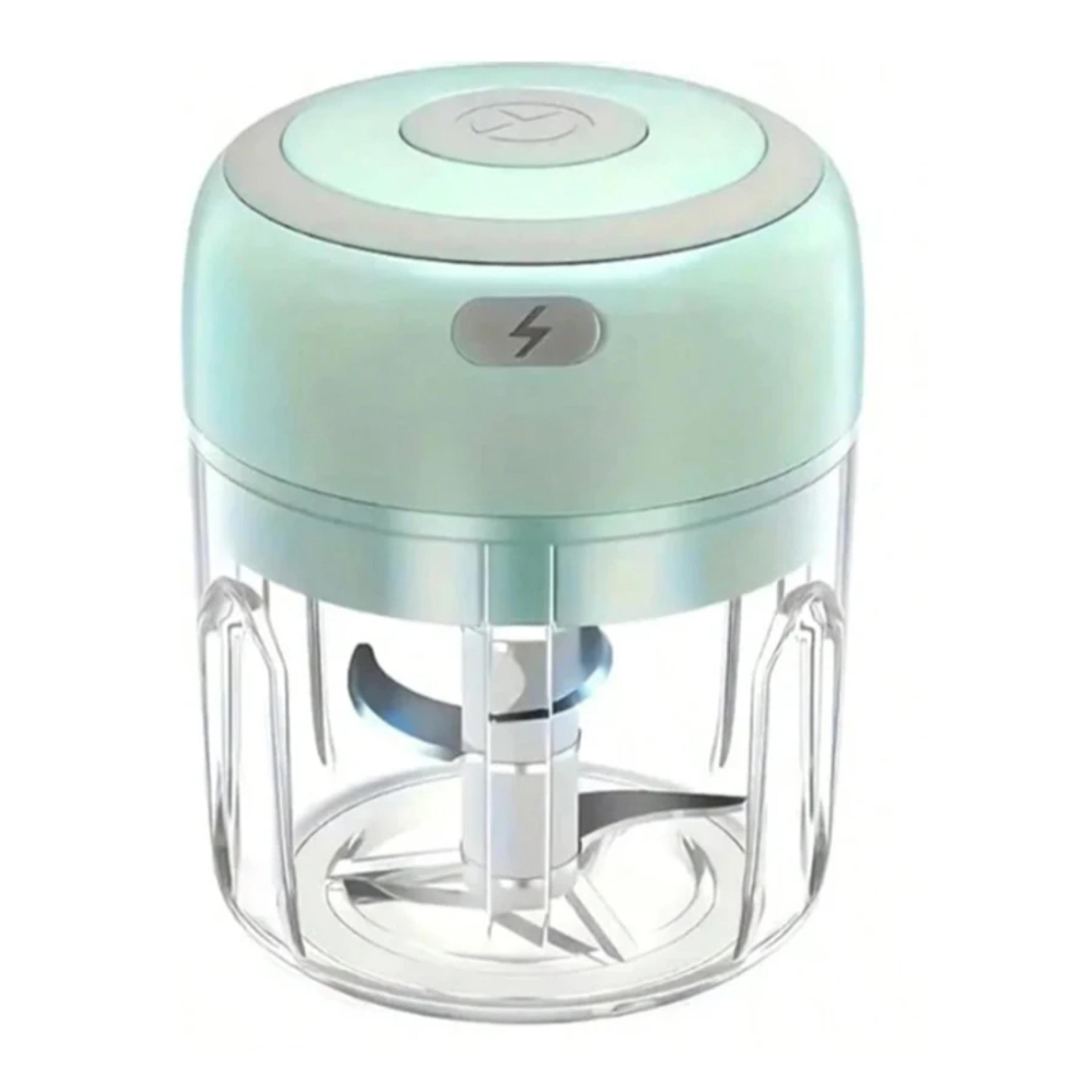 350ml electric garlic chopper portable mini food processor for vegetables, meat & baby food