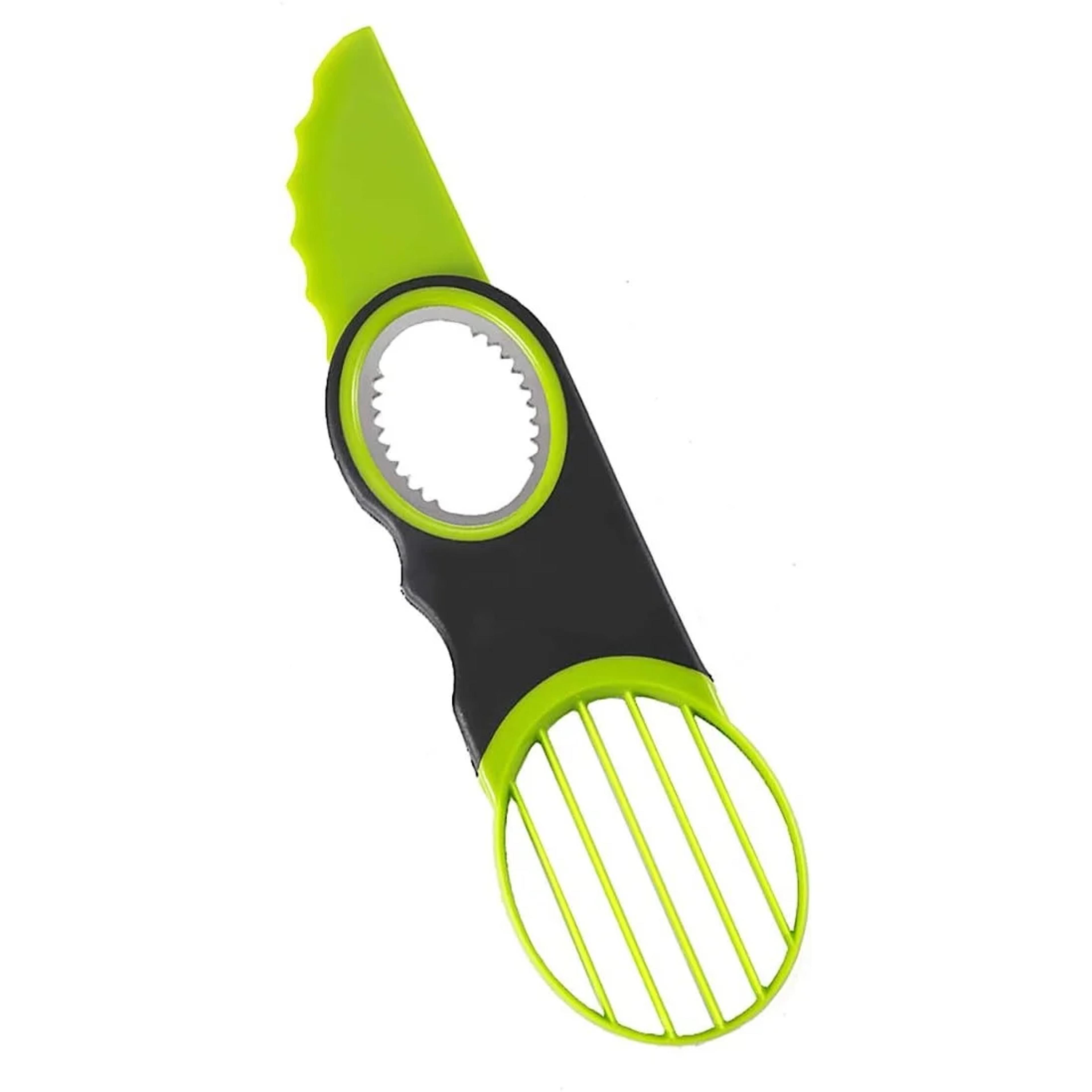 avocado slicer with stainless steel avocado pitter & ergonomic non-slip handle