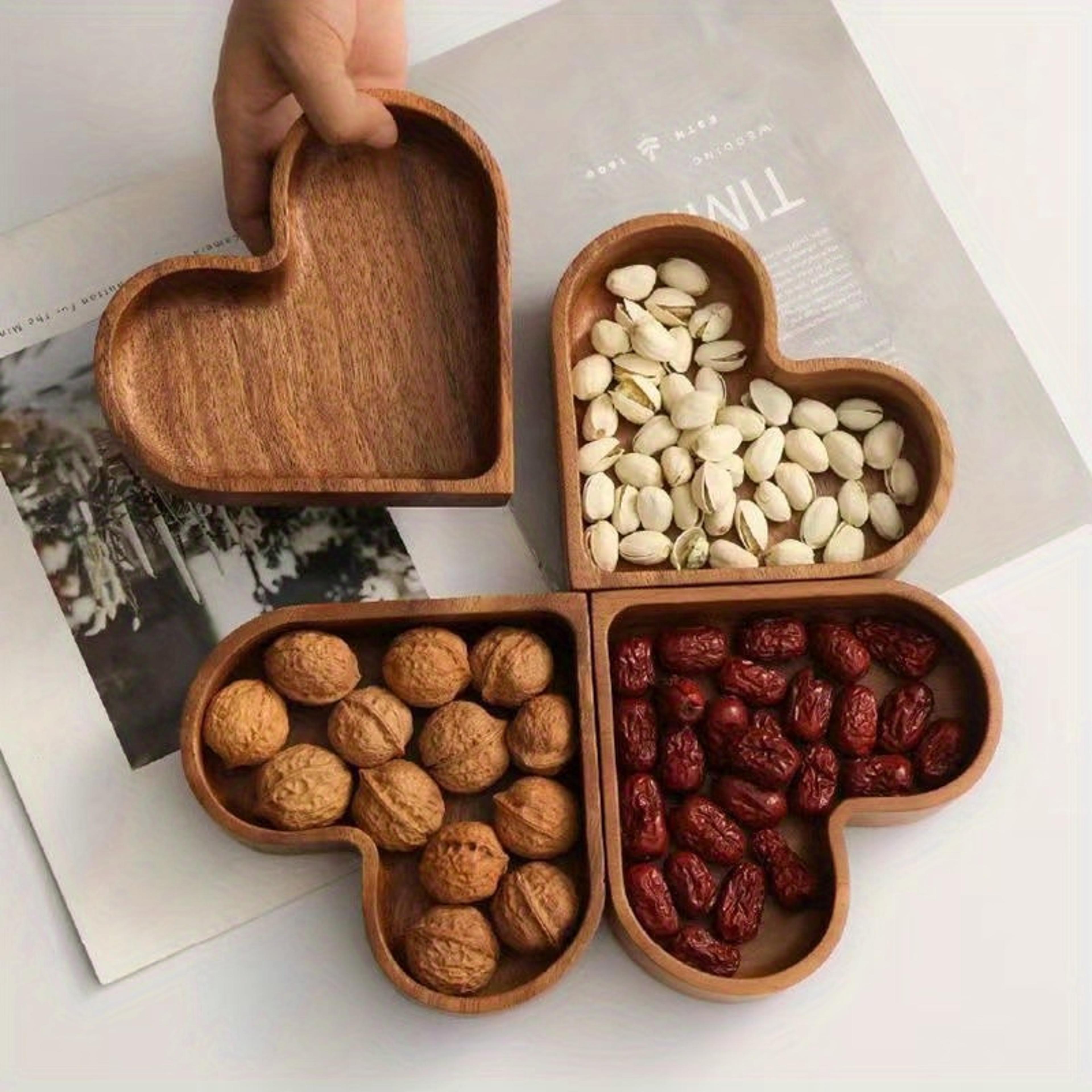 heart shaped plates, decorative wooden pallets for dessert tray, serving tray, candy dishes, perfect for home decor