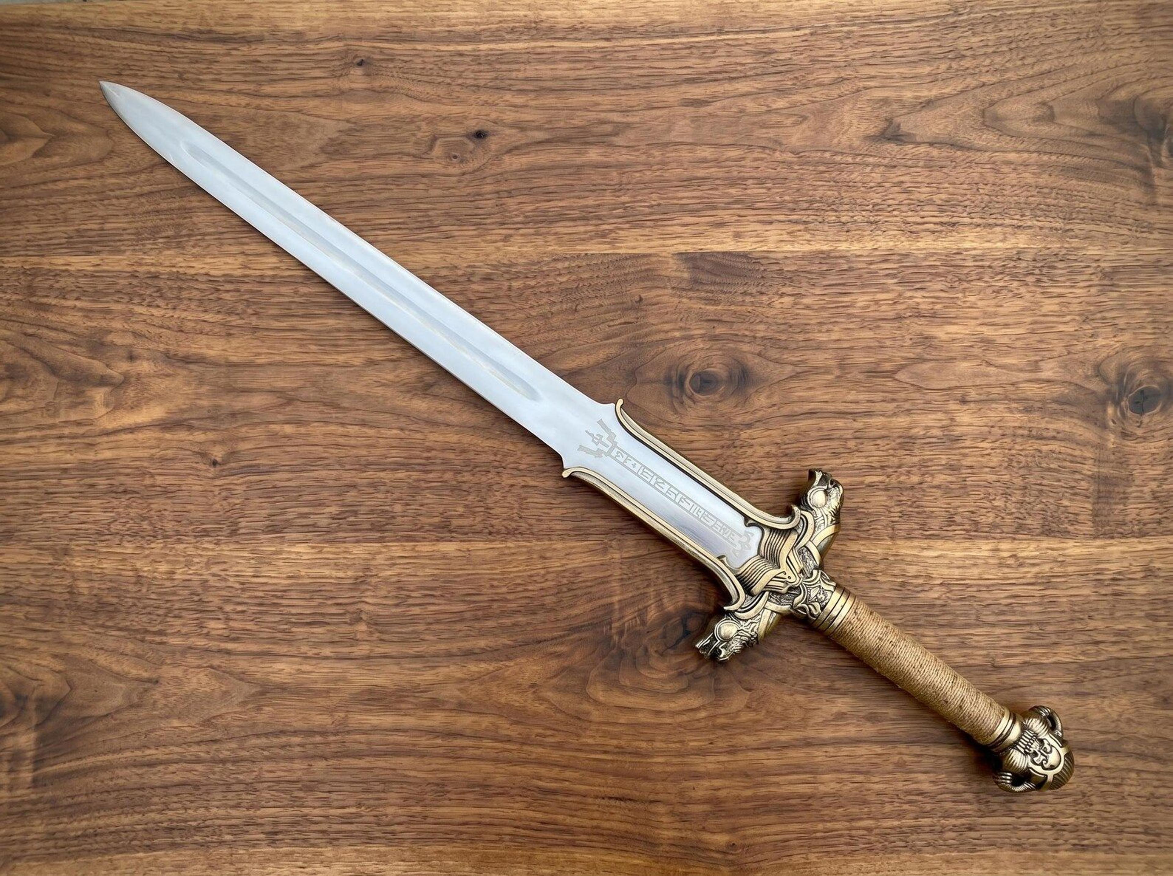 handmade viking fantasy sword with stainless steel blade – medieval warrior display sword for collectors, cosplay & home