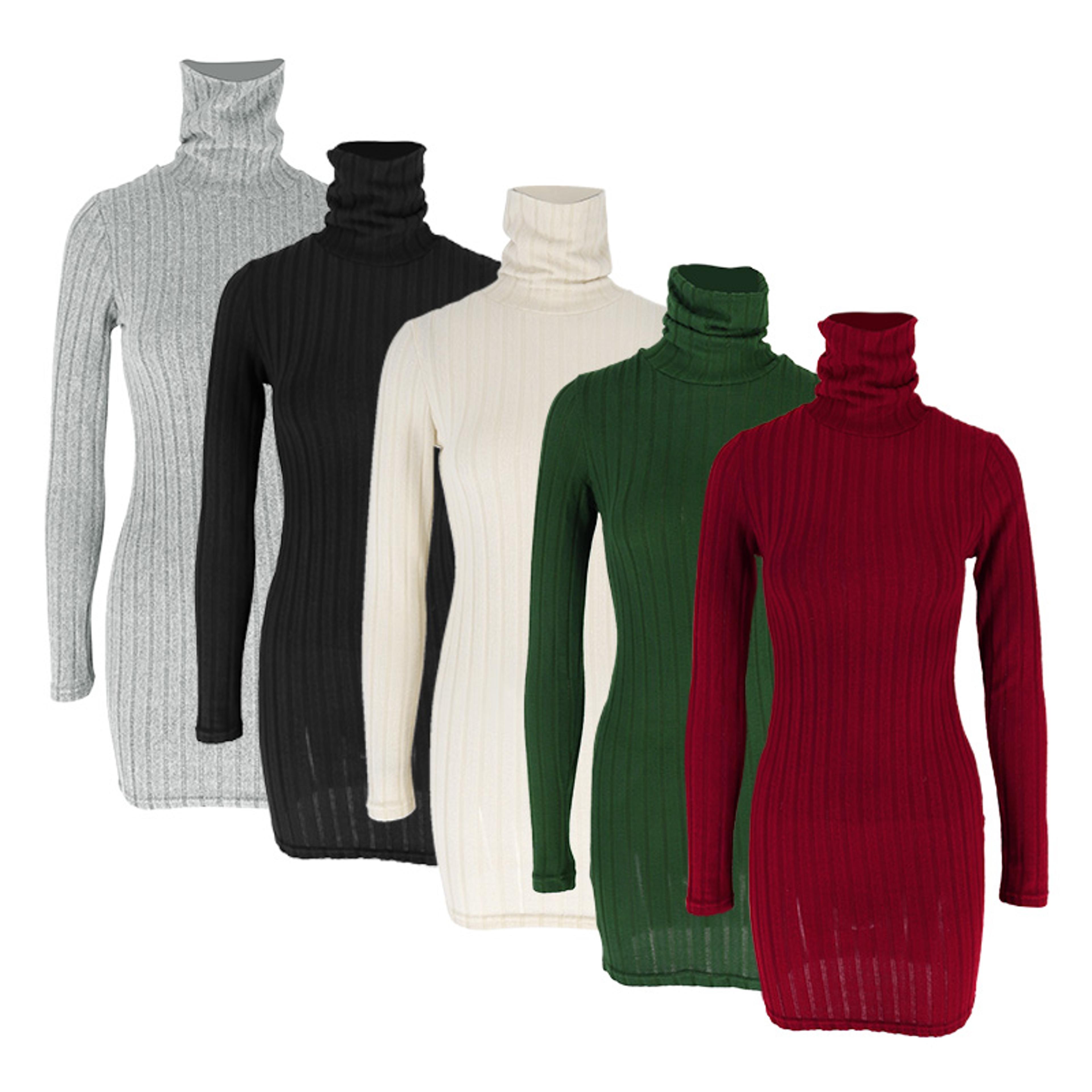 bodycon sheath mini dress for women, autumn winter knitted dress, long sleeves turtleneck party look