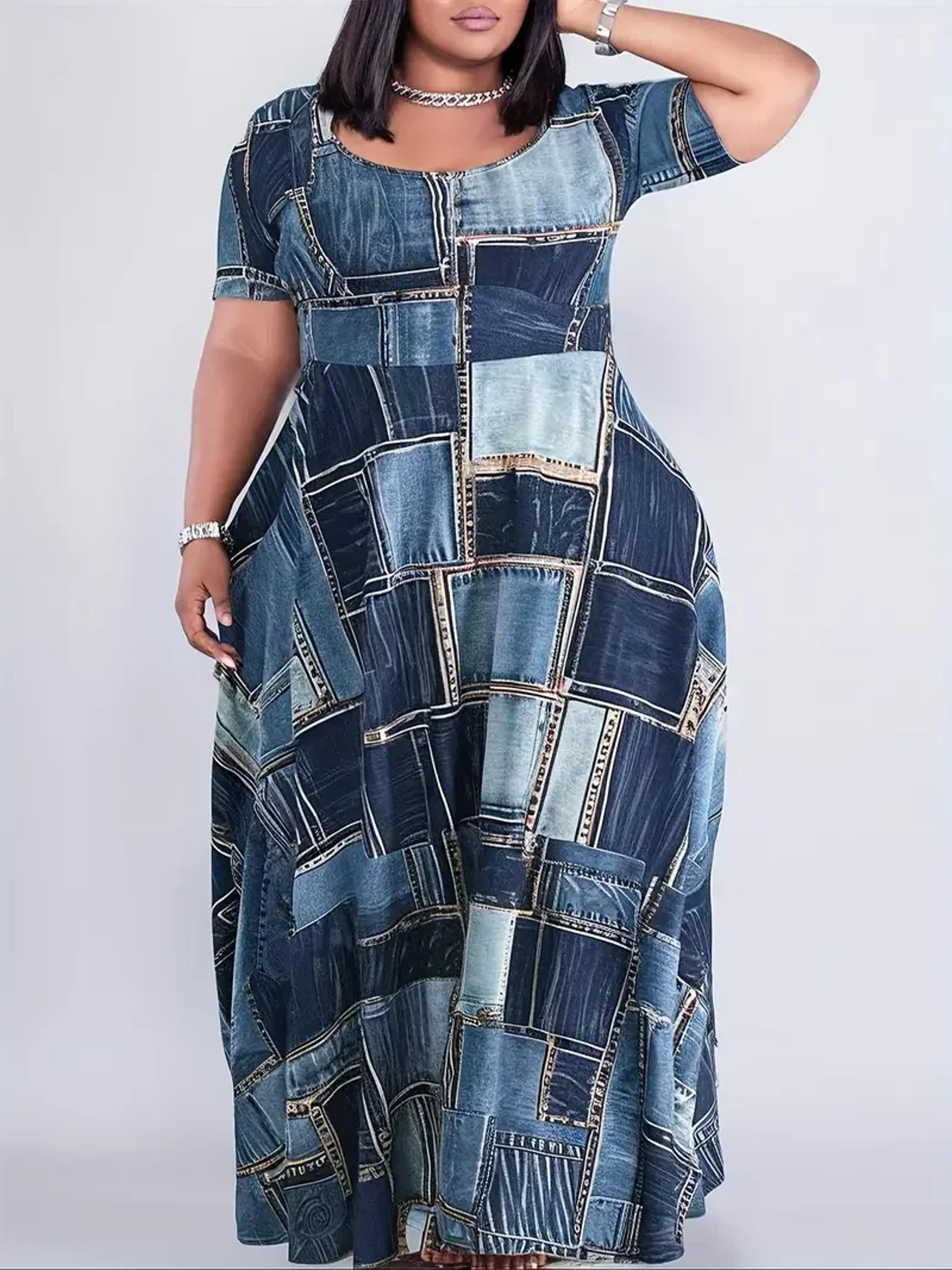 women popular large size printed dress with belt, long sleeve women's clothing, fashionable long dress for all seasons