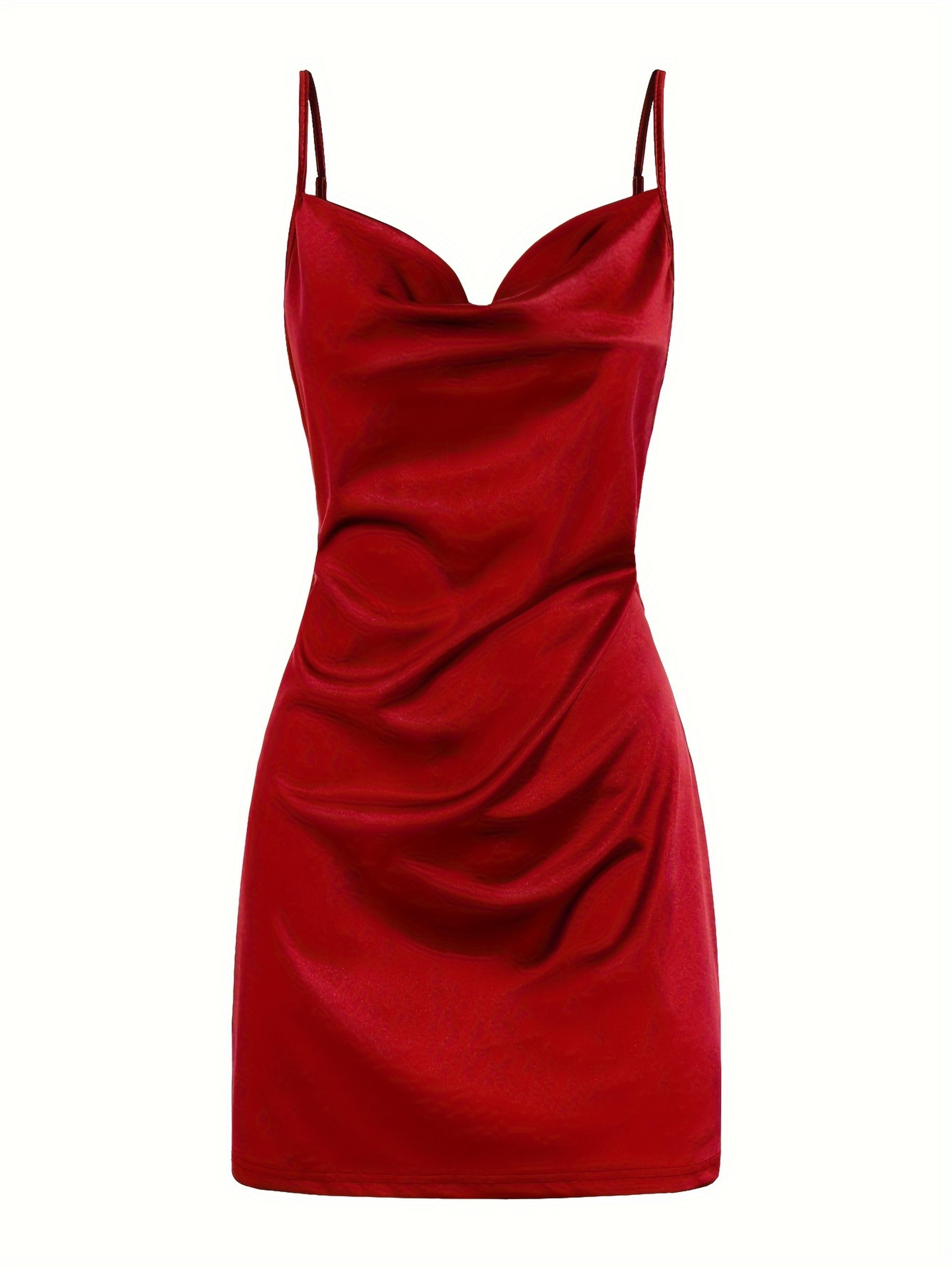 voom satin hip suspender dress, women's dress for parties, elegant satin dress for evening wear, sexy and chic design