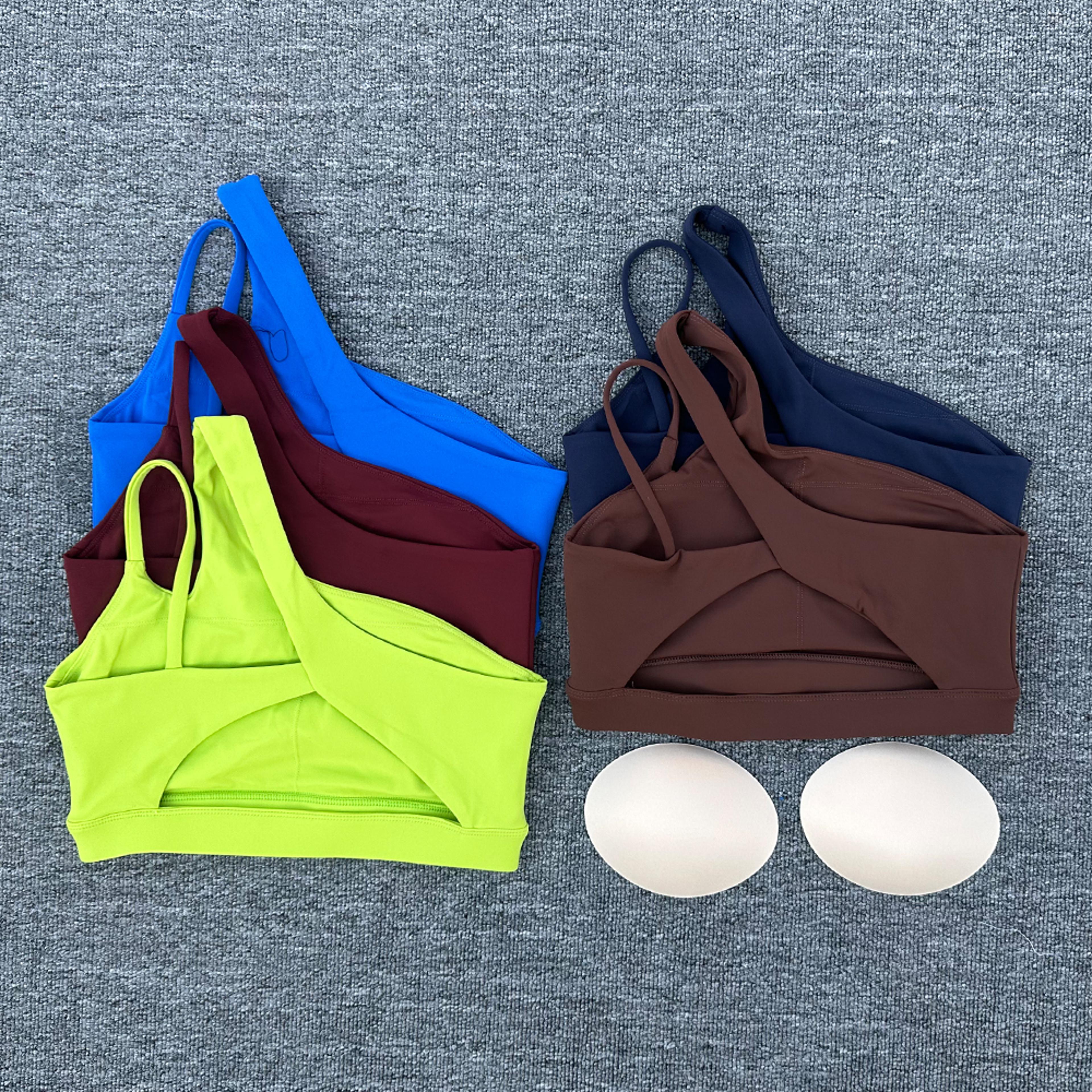 womens shockproof sports bra – push up yoga & running fitness top
