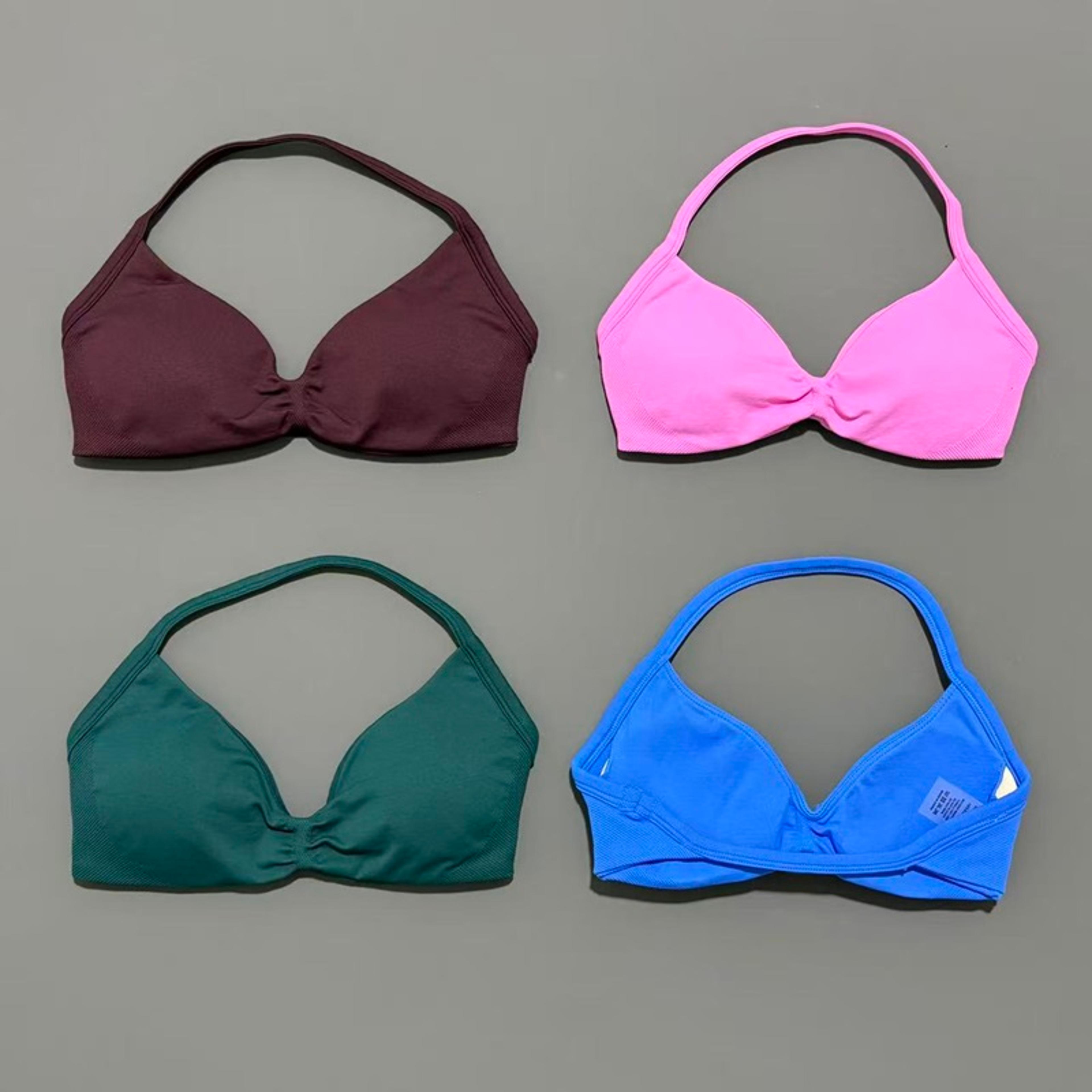 flexlift strappy sports bra tank for women high support seamless workout top