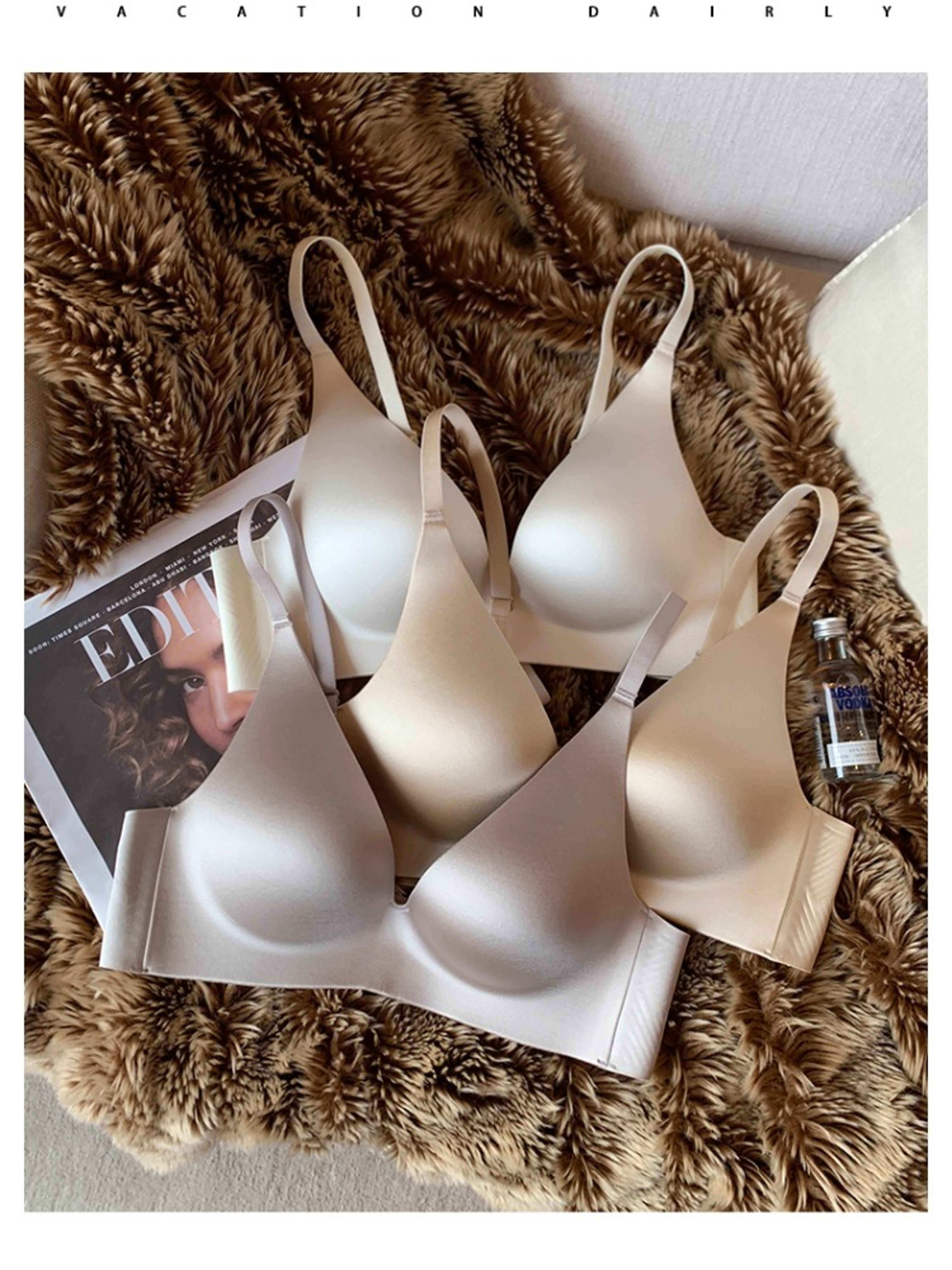 wireless satin bralette bodysuit for small chest push up support one piece lingerie