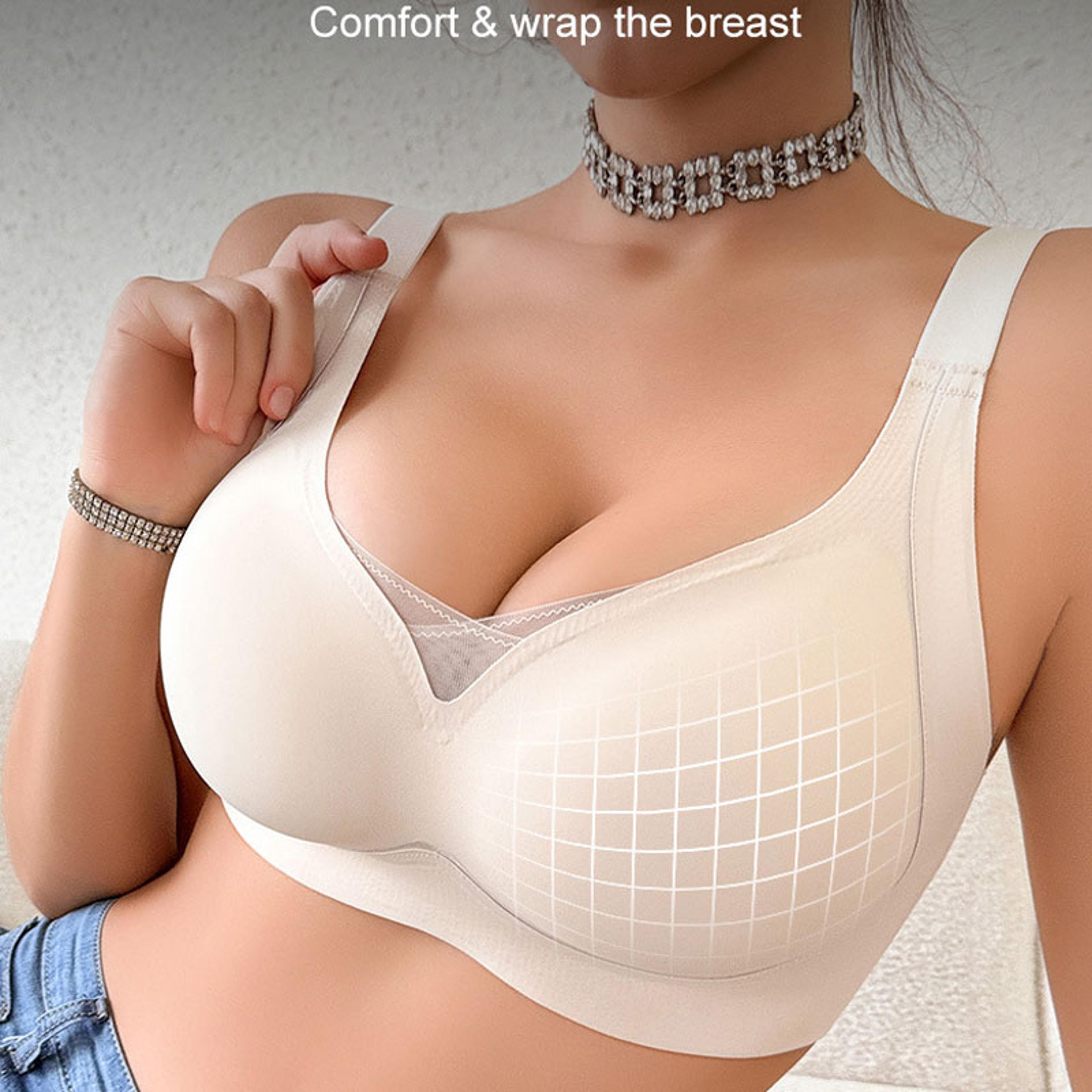 comfortlift seamless minimizer bra for women – wireless full coverage push up support