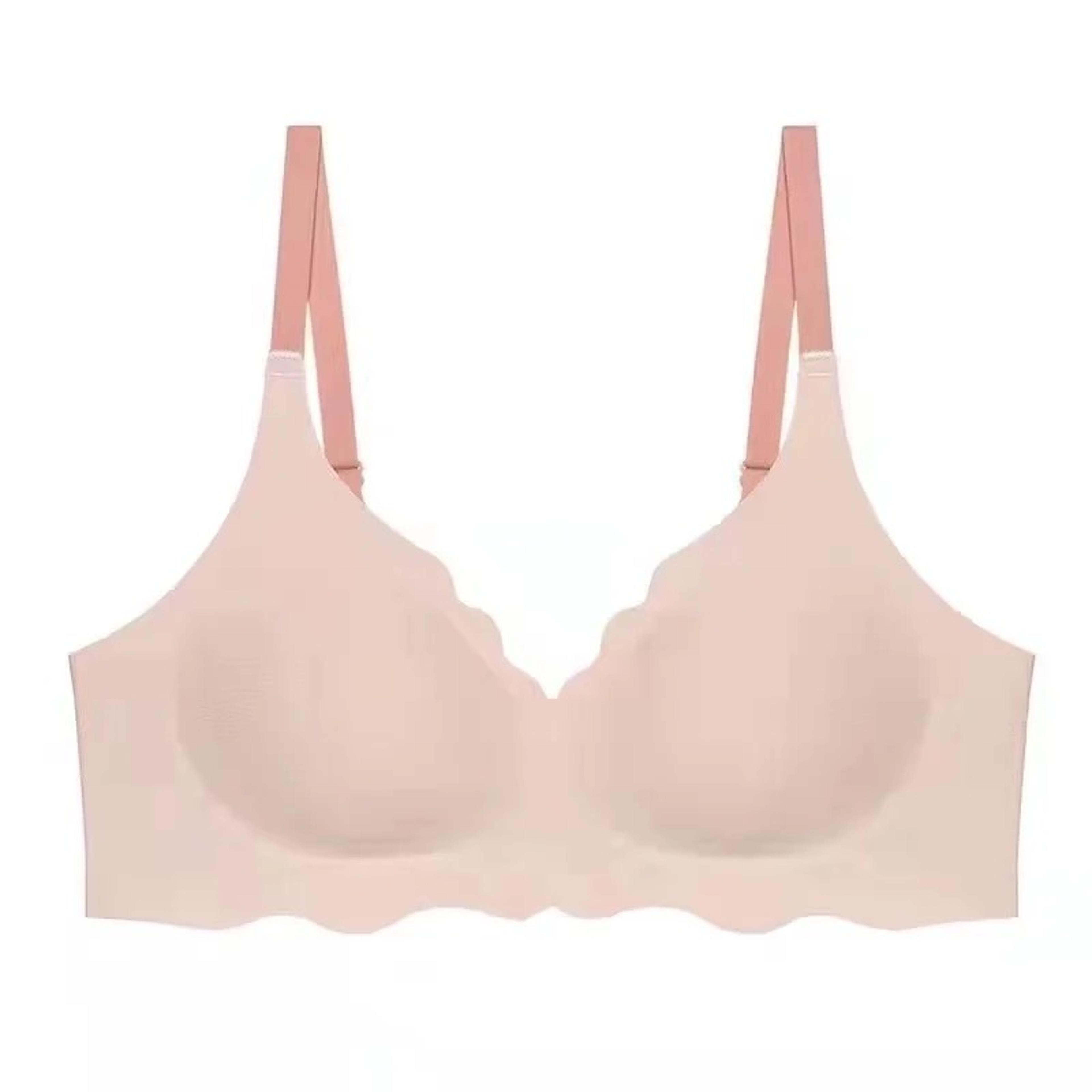 no trace top women's underwear no steel ring pure desire comfortable upper support sling adjustable beauty back bra thin section
