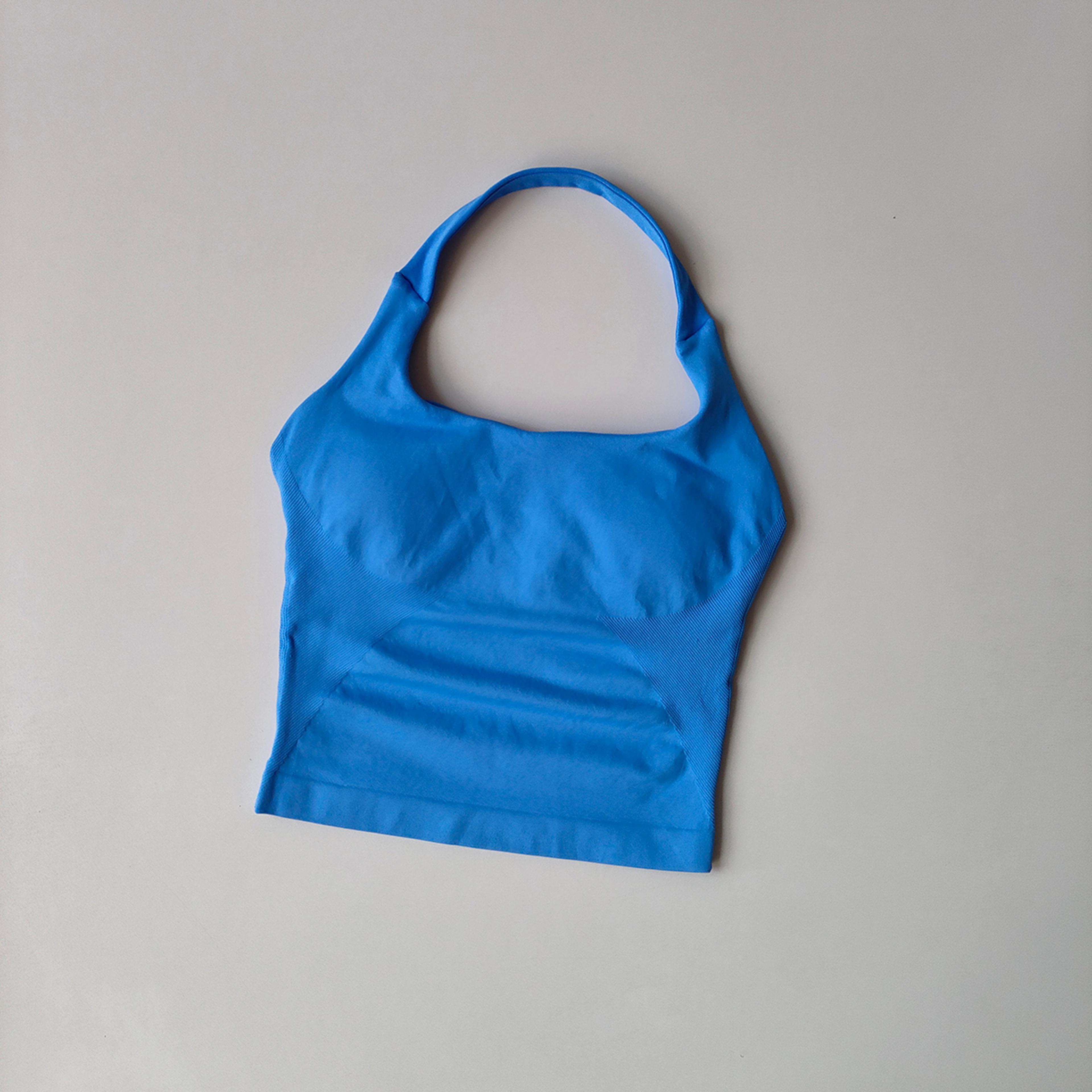 flexcurve backless sports bra for women | breathable yoga top & gym fitness crop bra