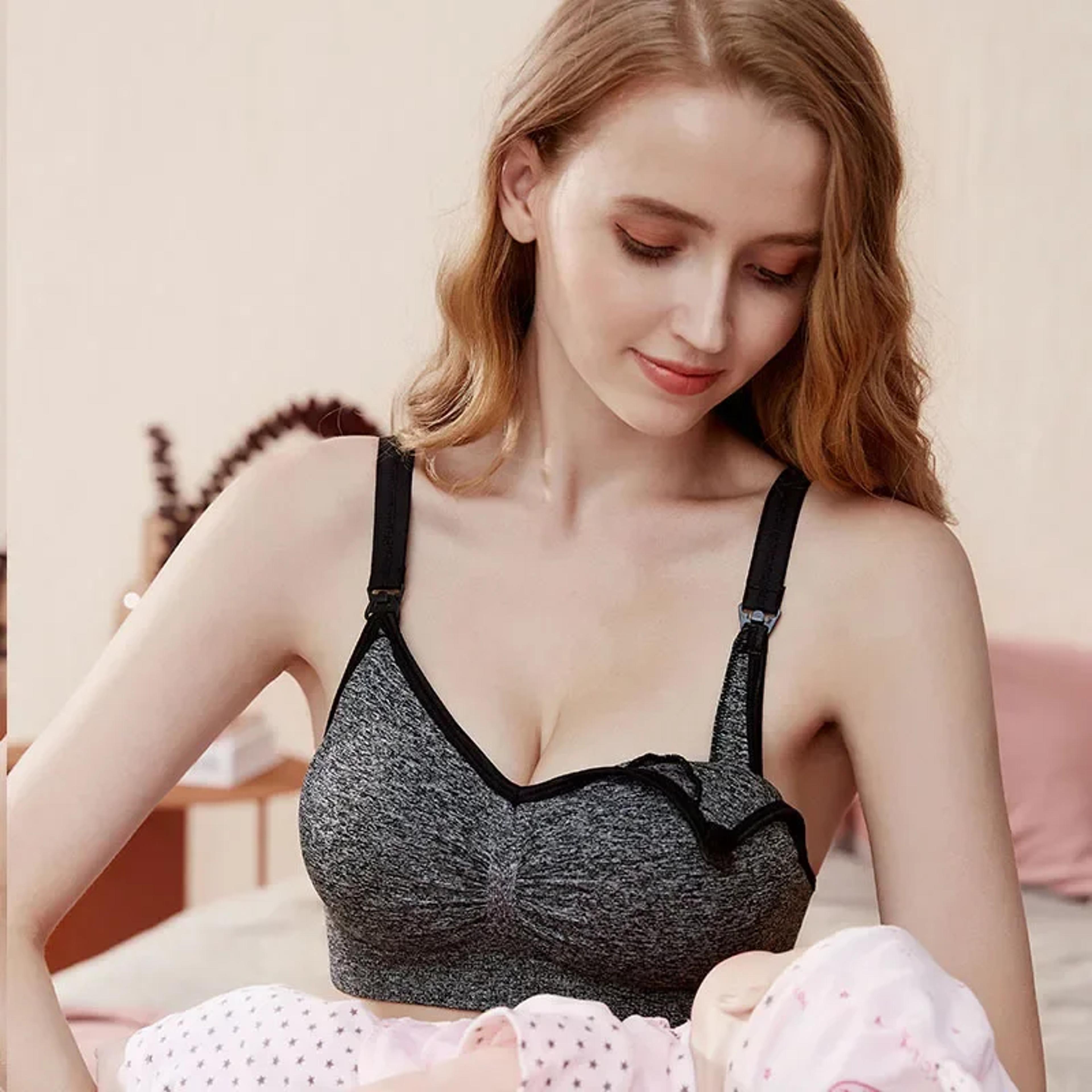 serene comfort seamless push up maternity and nursing bra