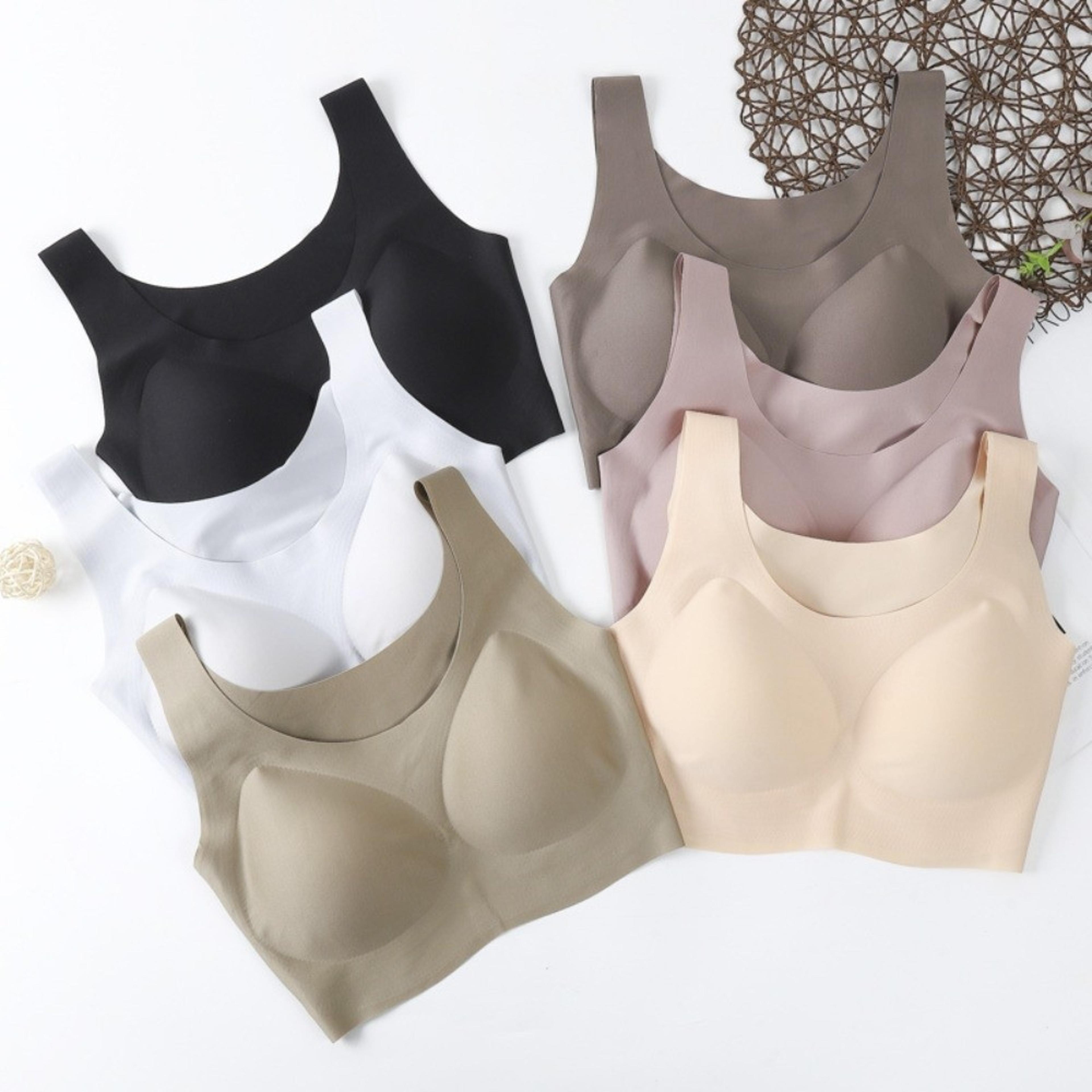 wireless seamless push up comfort bra for women with shockproof fit