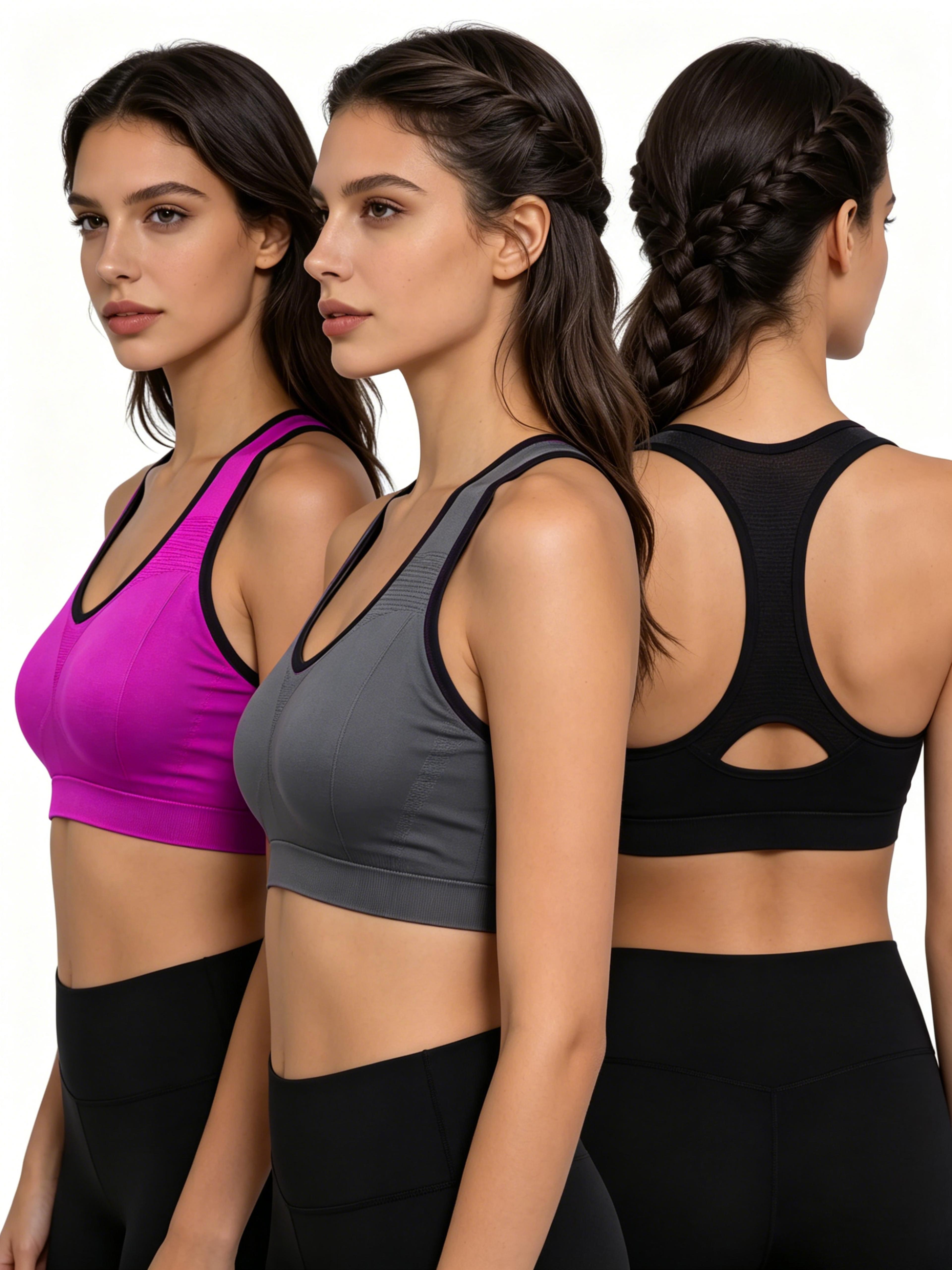 ultimate high impact seamless racerback sports bra for women