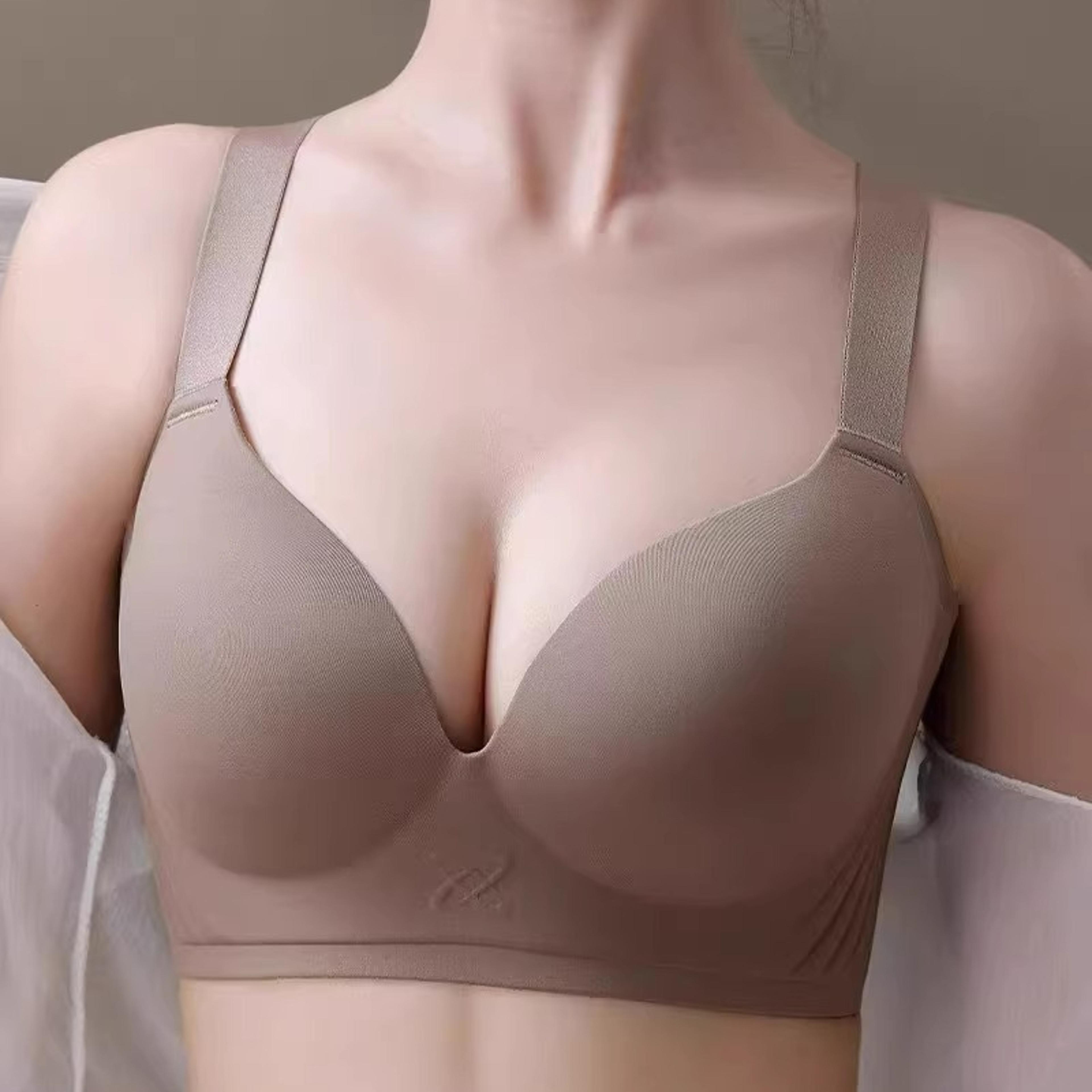 plus size wireless minimizer bra full coverage big bust comfort