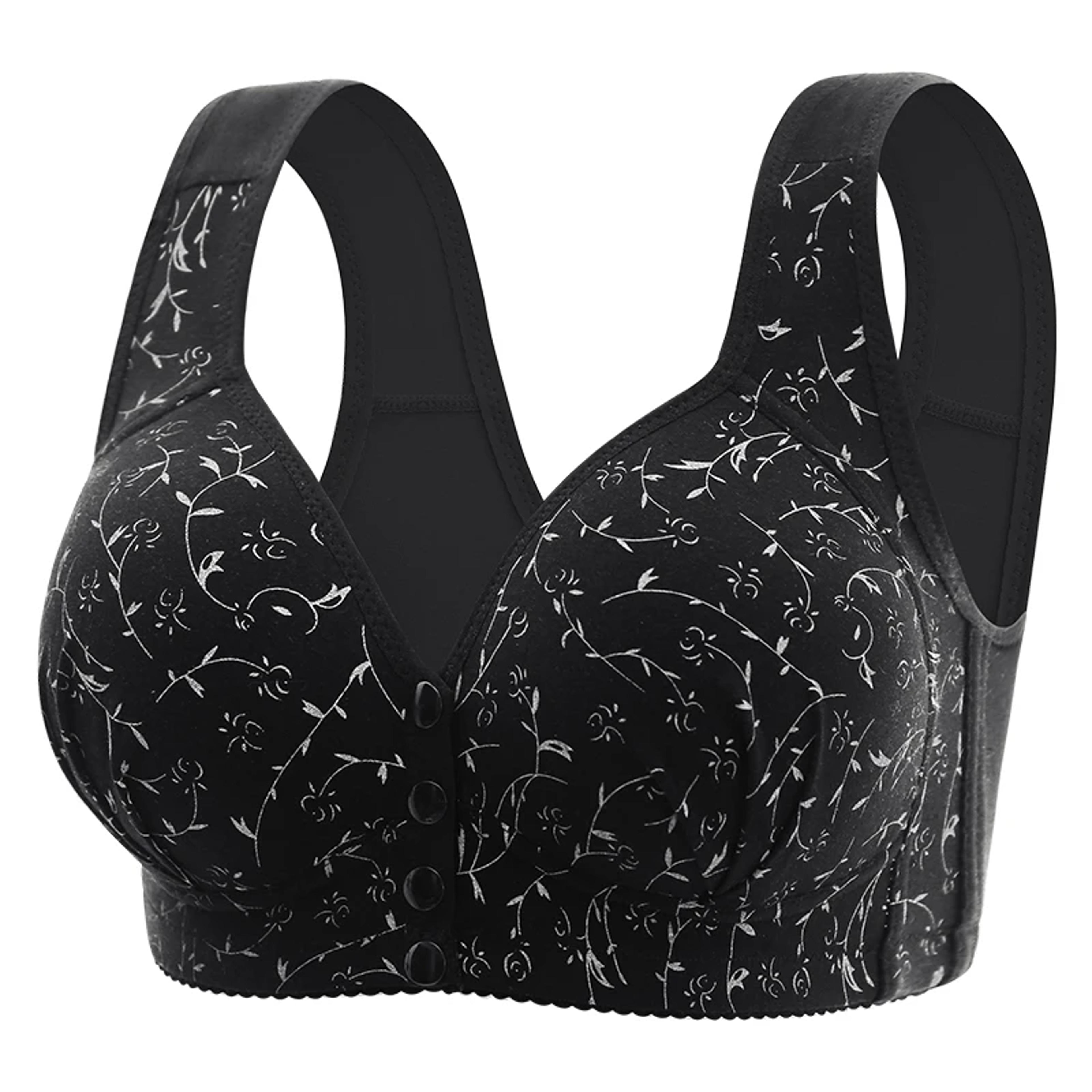 comfortfit front closure bra – wireless support, anti sagging & super comfortable everyday bra for women