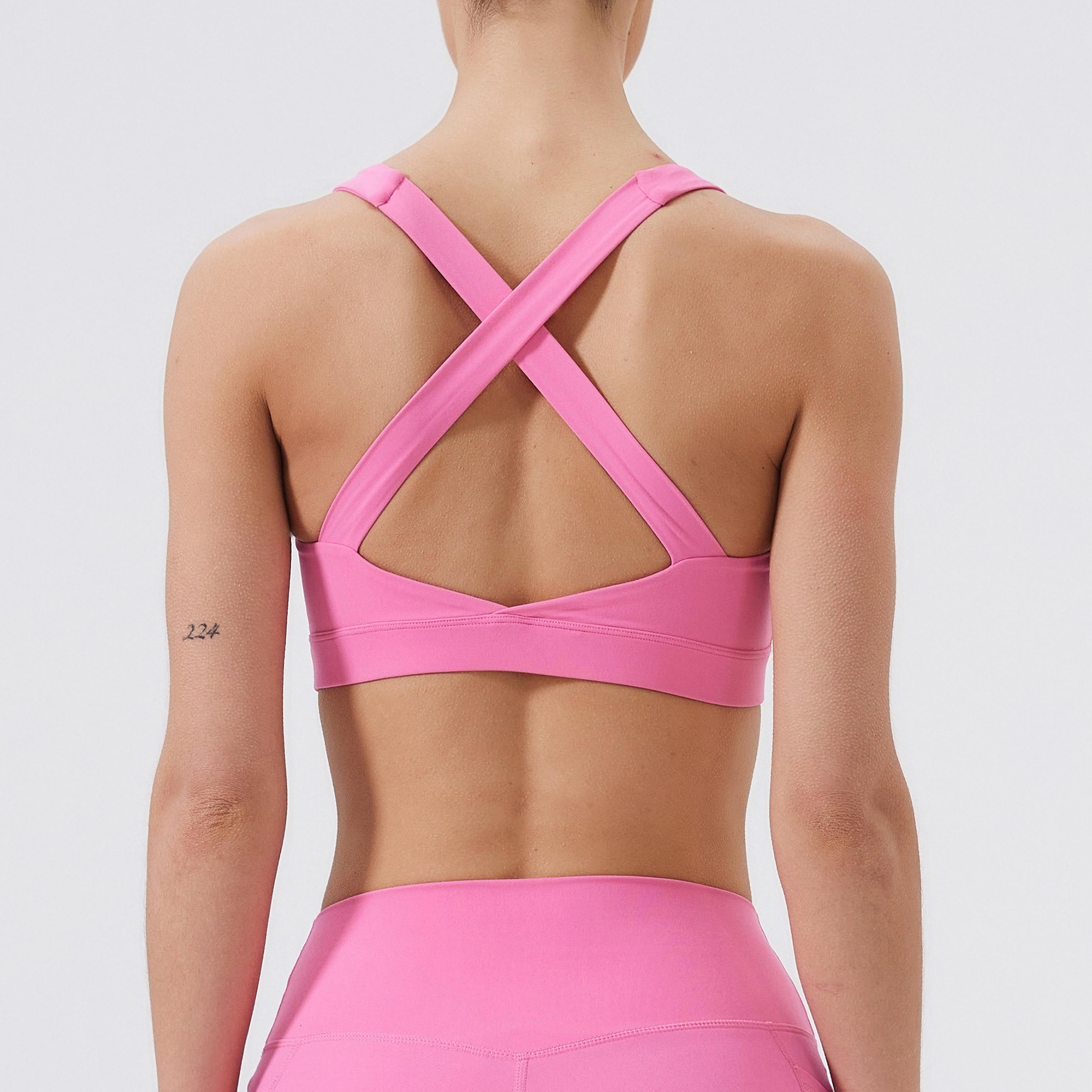 breathable push up womens sports bra | fitness yoga & running gym top
