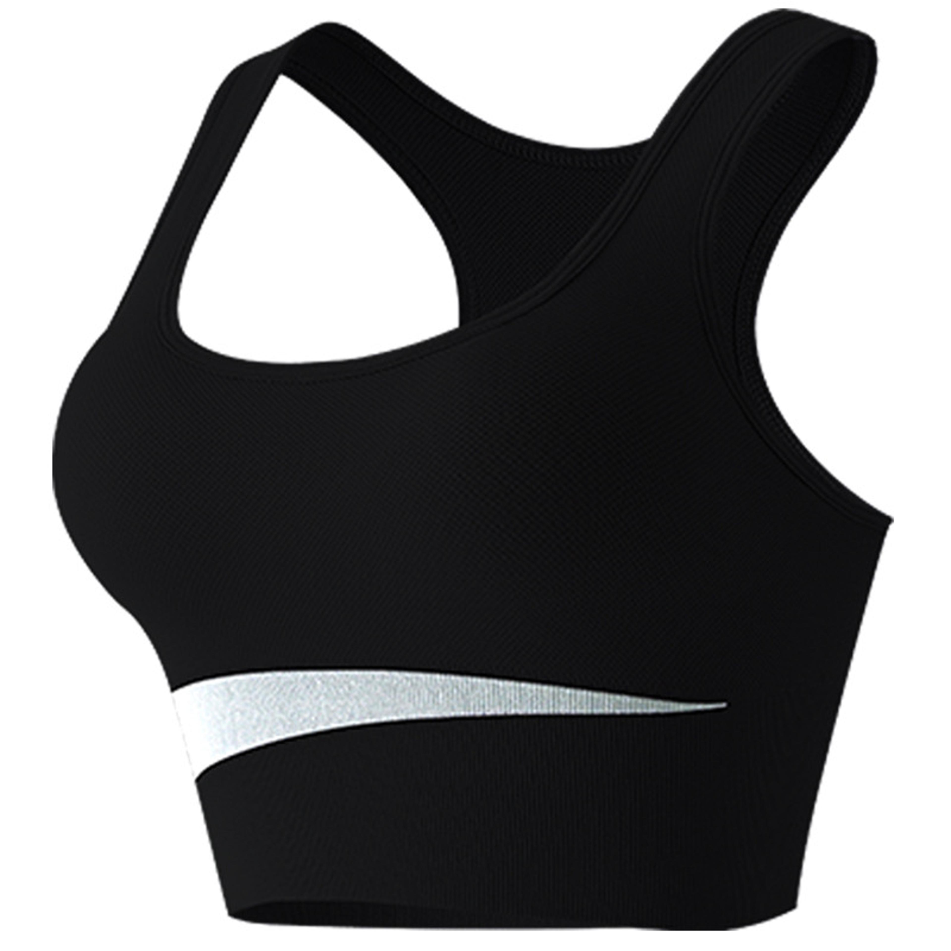 performance back support womens sports bra – breathable, quick dry sports bra for running & training