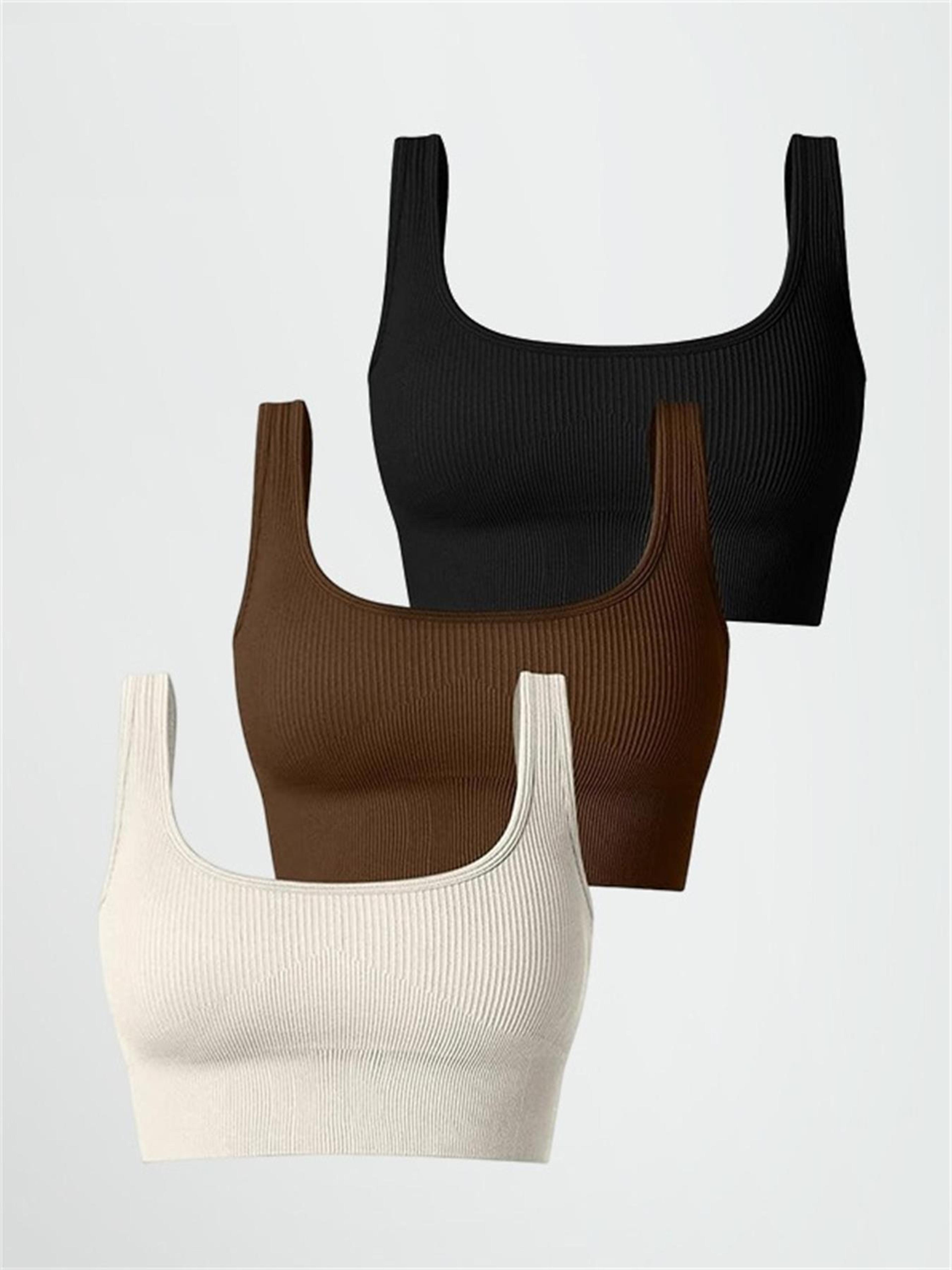 seamless yoga sports bra top – women fitness vest with embedded chest pad support