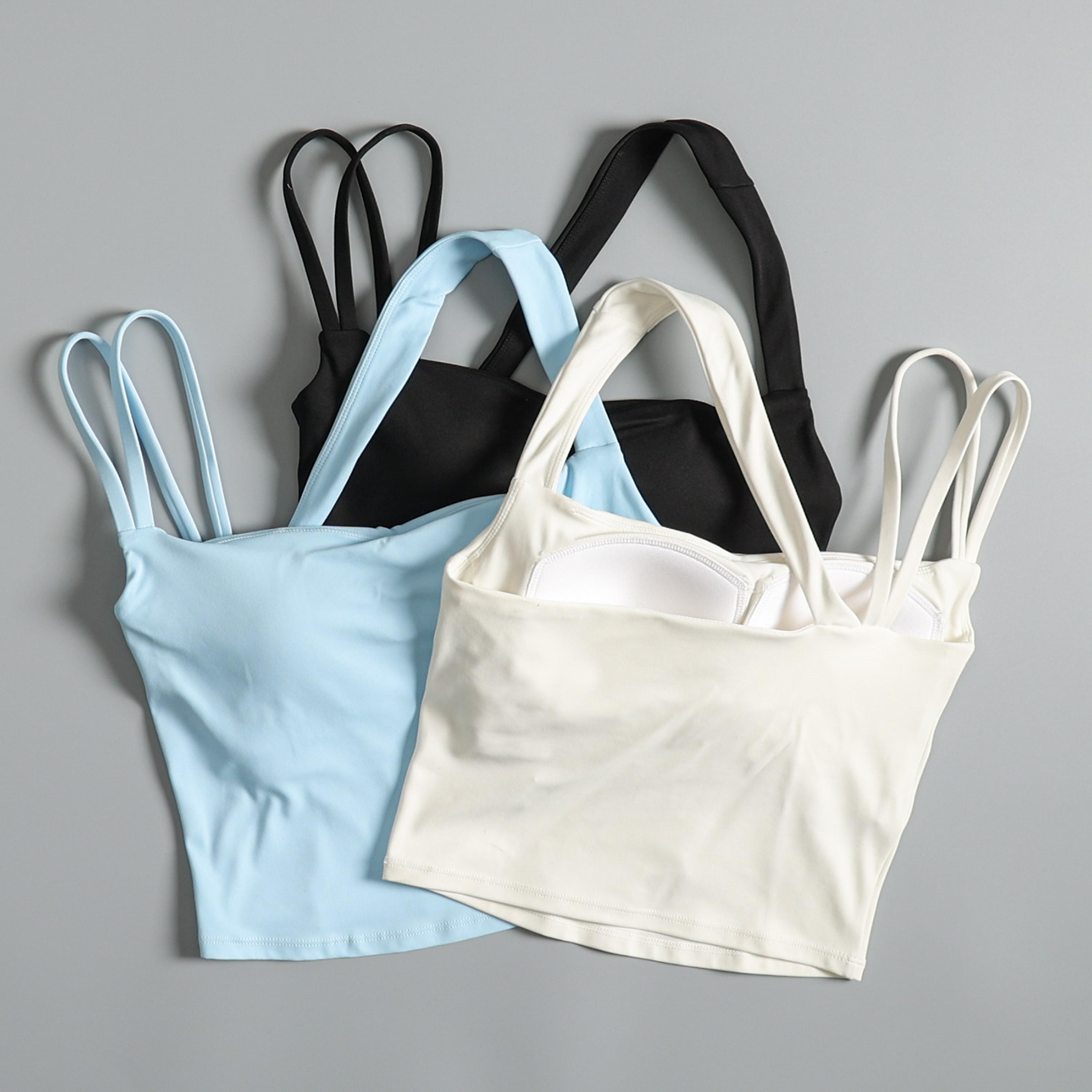 womens all day supportive workout bra – beautiful back yoga & running sports bra
