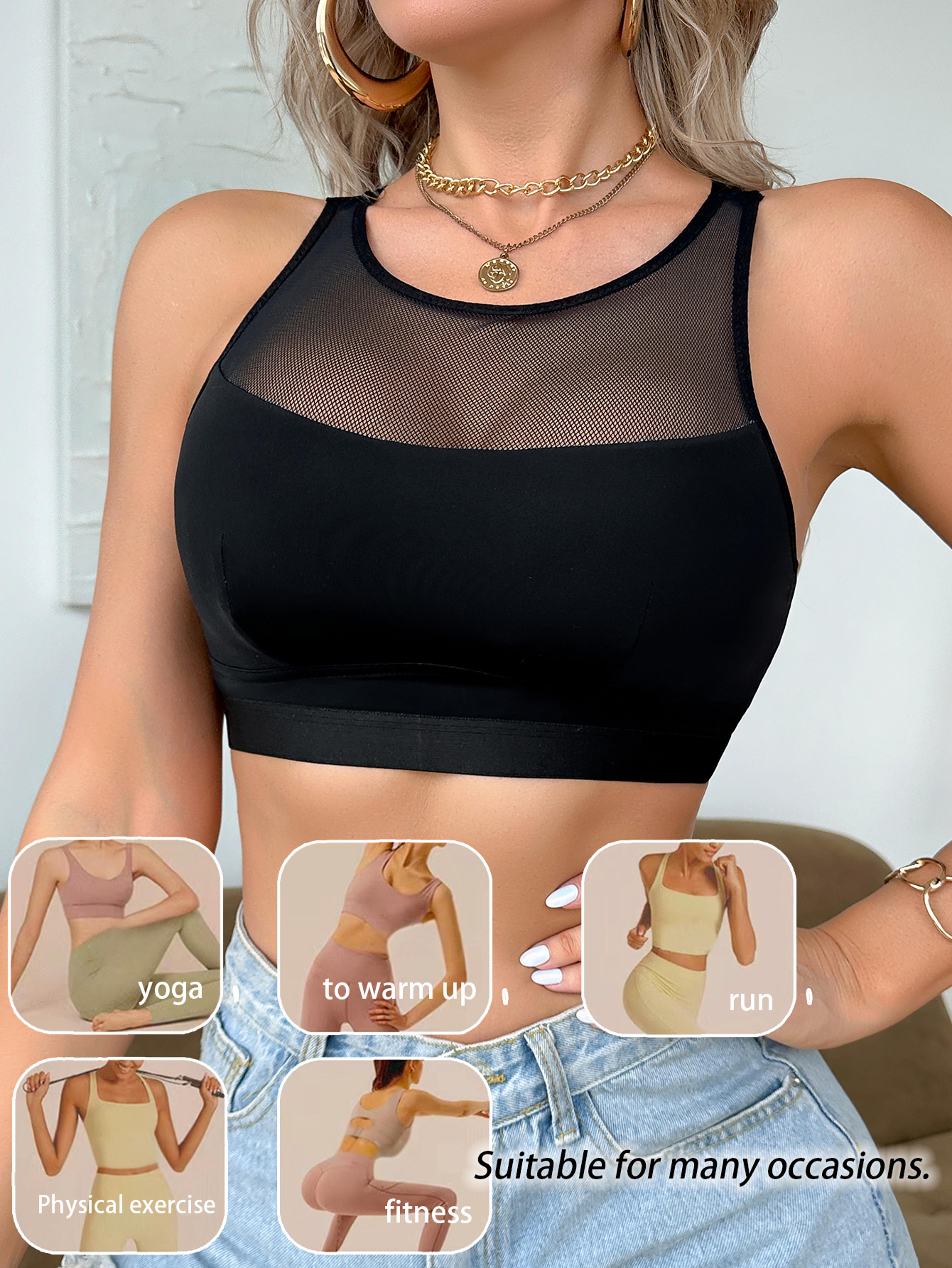 comfortflex seamless breathable yoga & everyday wireless bra