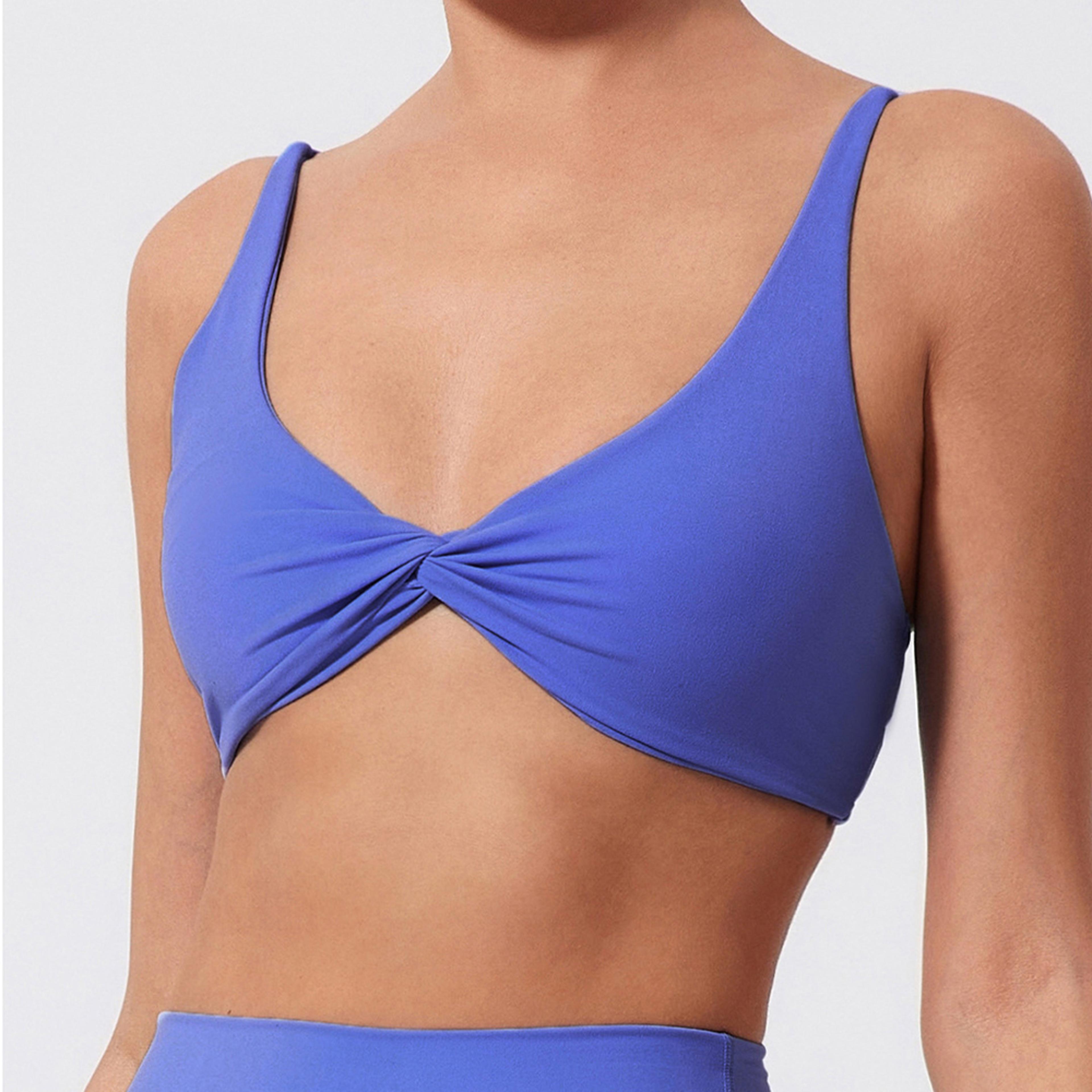 shockproof quick dry sports bra push up yoga gym crop top