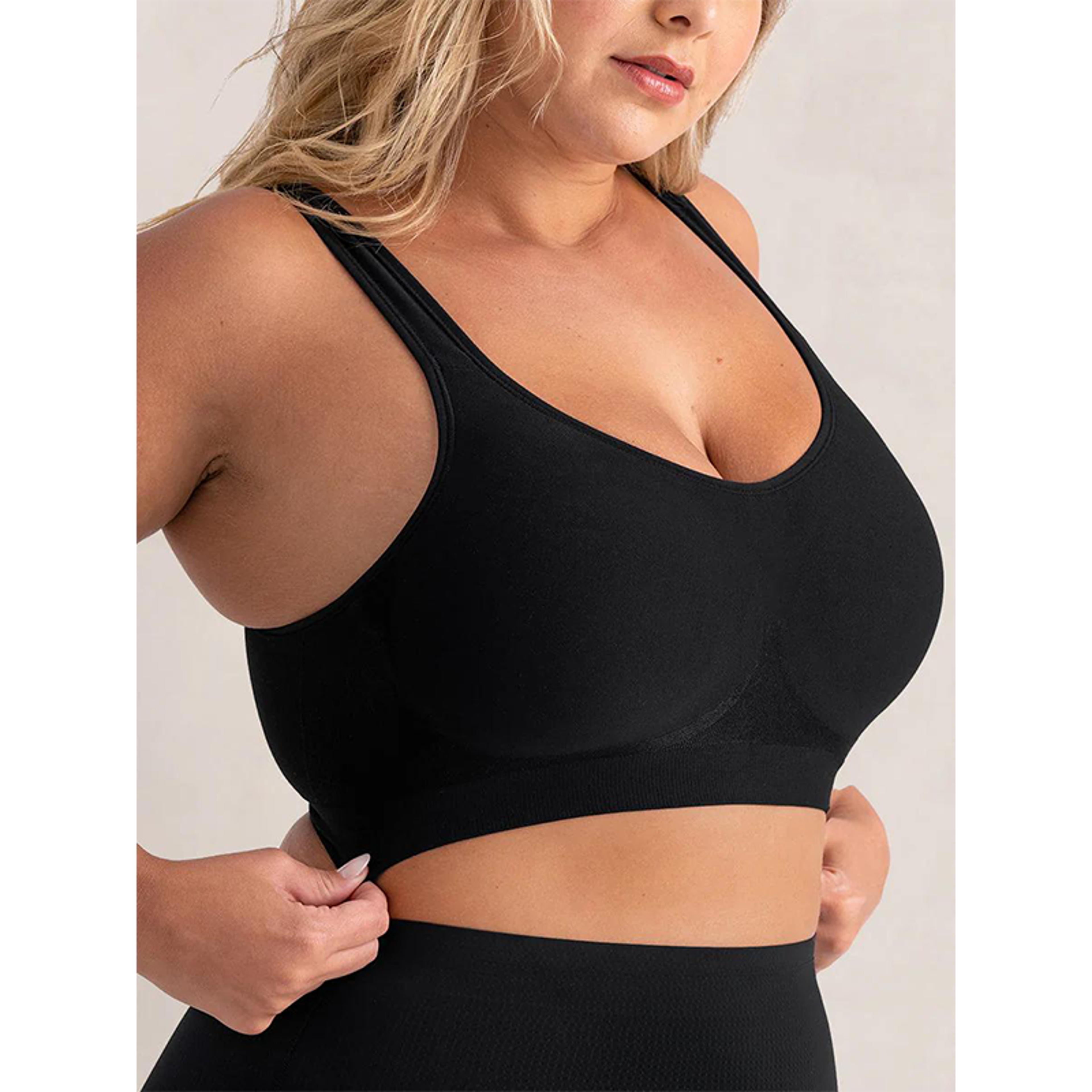 daily comfort wireless shaper bra with removable pads