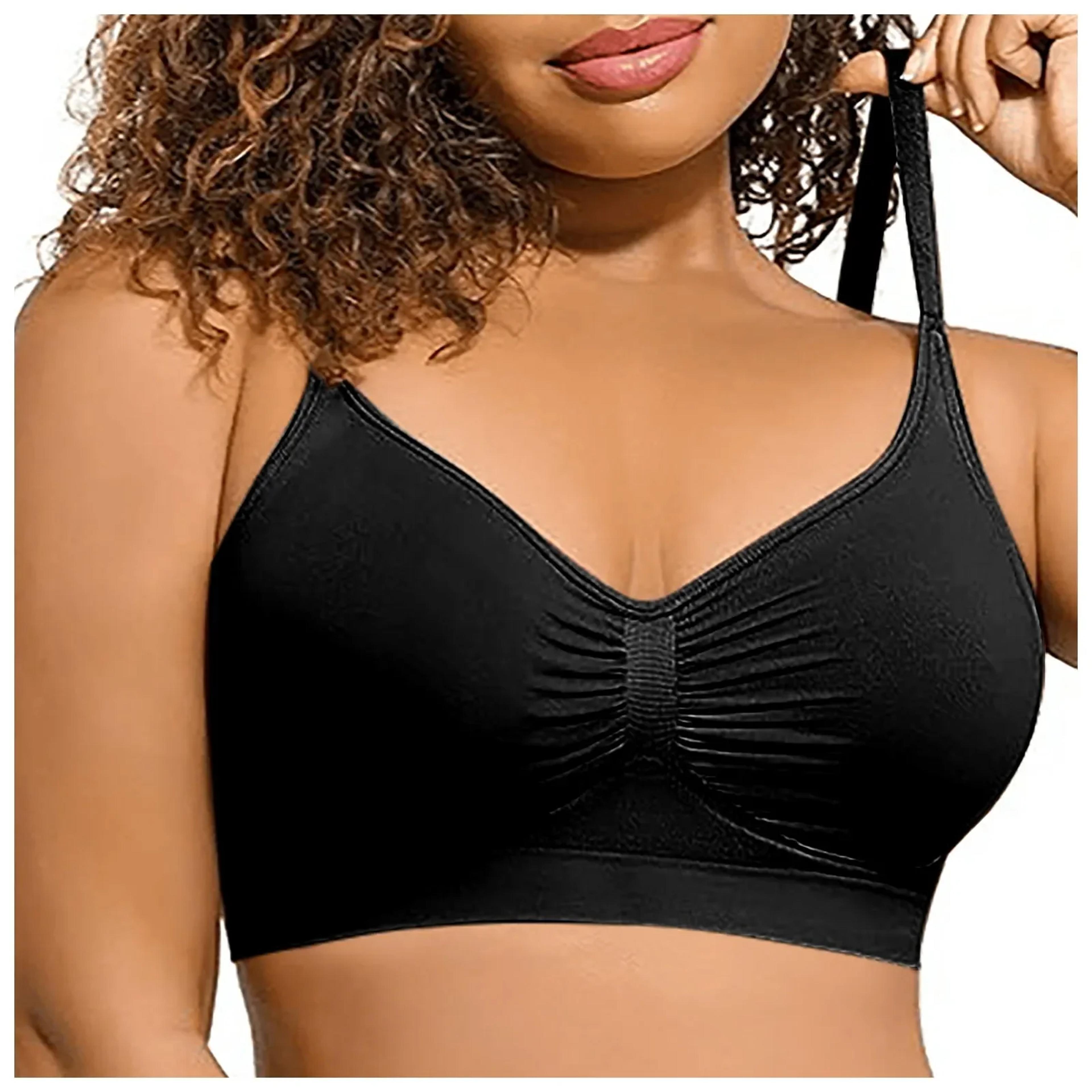 comfortlift plus size wireless bra full coverage breathable daily support