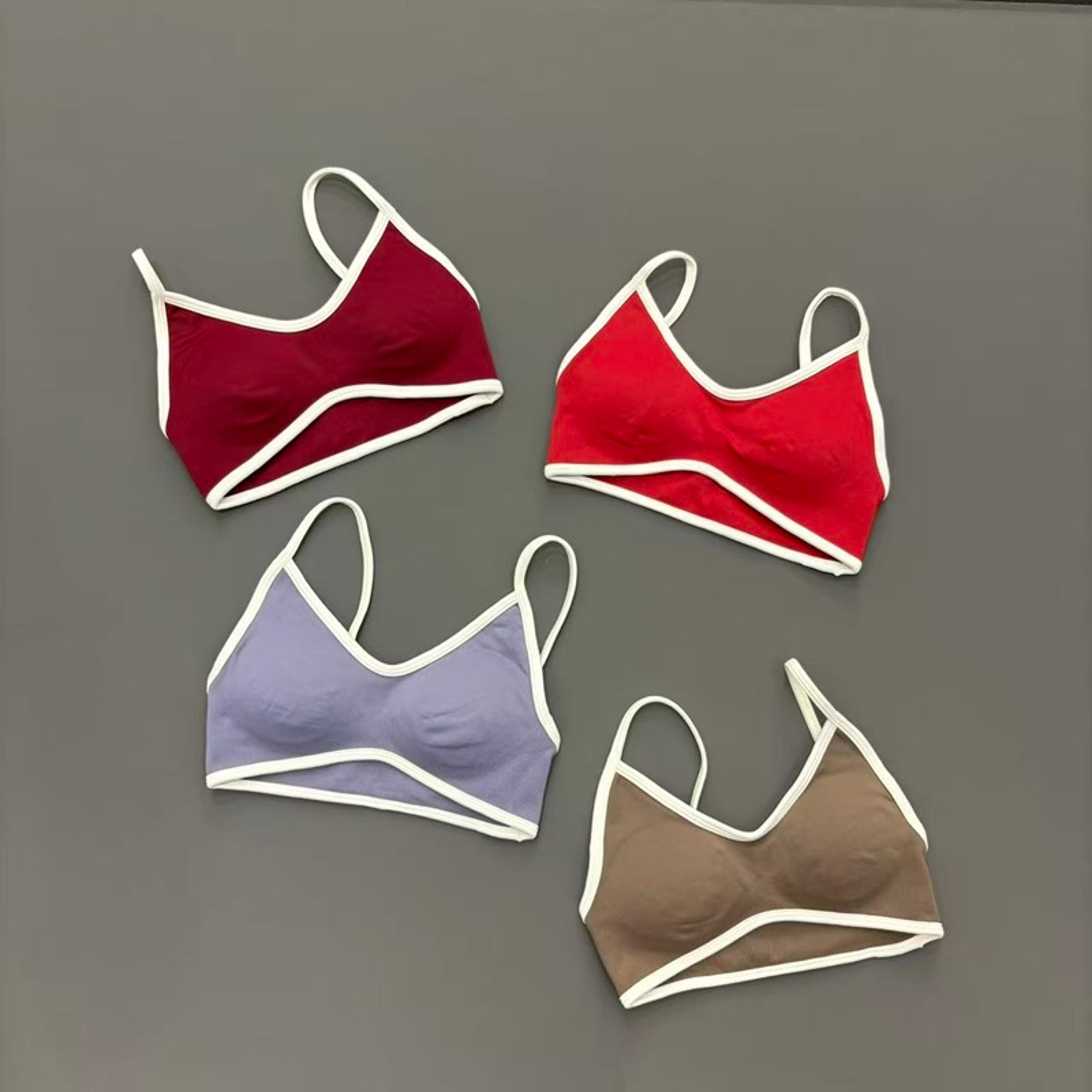 backless sports bra padded yoga bra for women