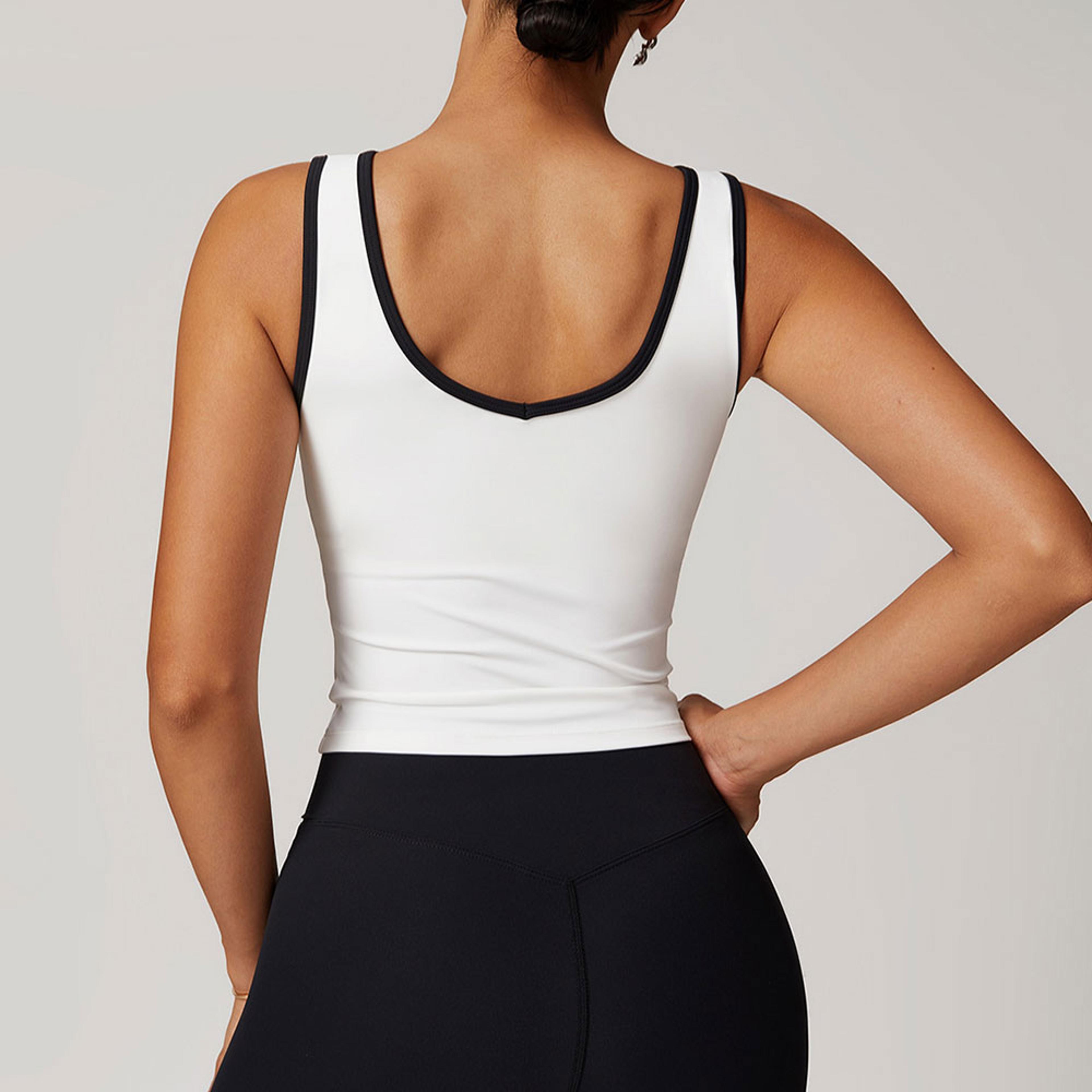 backless push up sports bra breathable yoga crop top