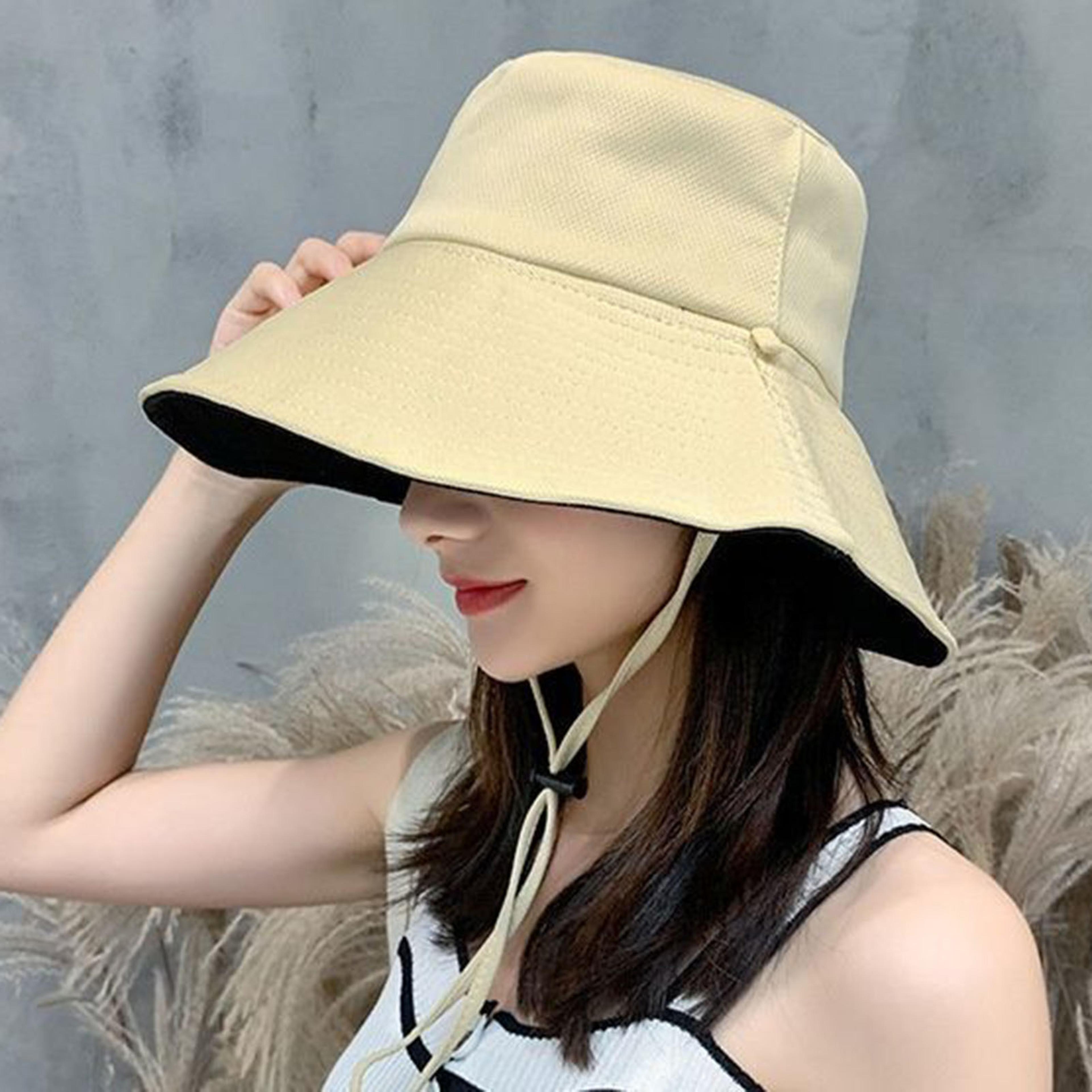 korean foldable uv protection bucket hat for beach and travel