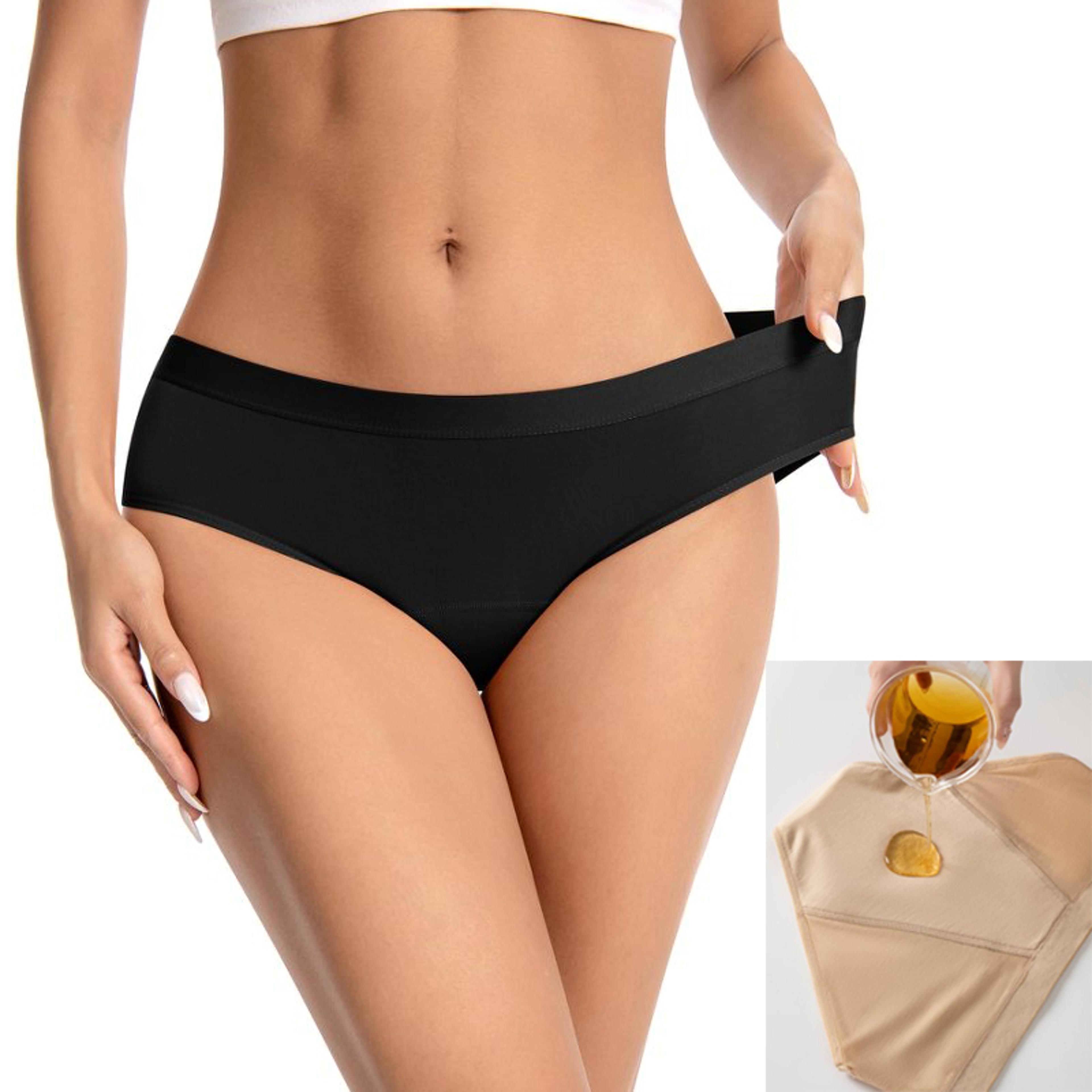 women period panties mid waist leak proof underwear plus size menstrual briefs