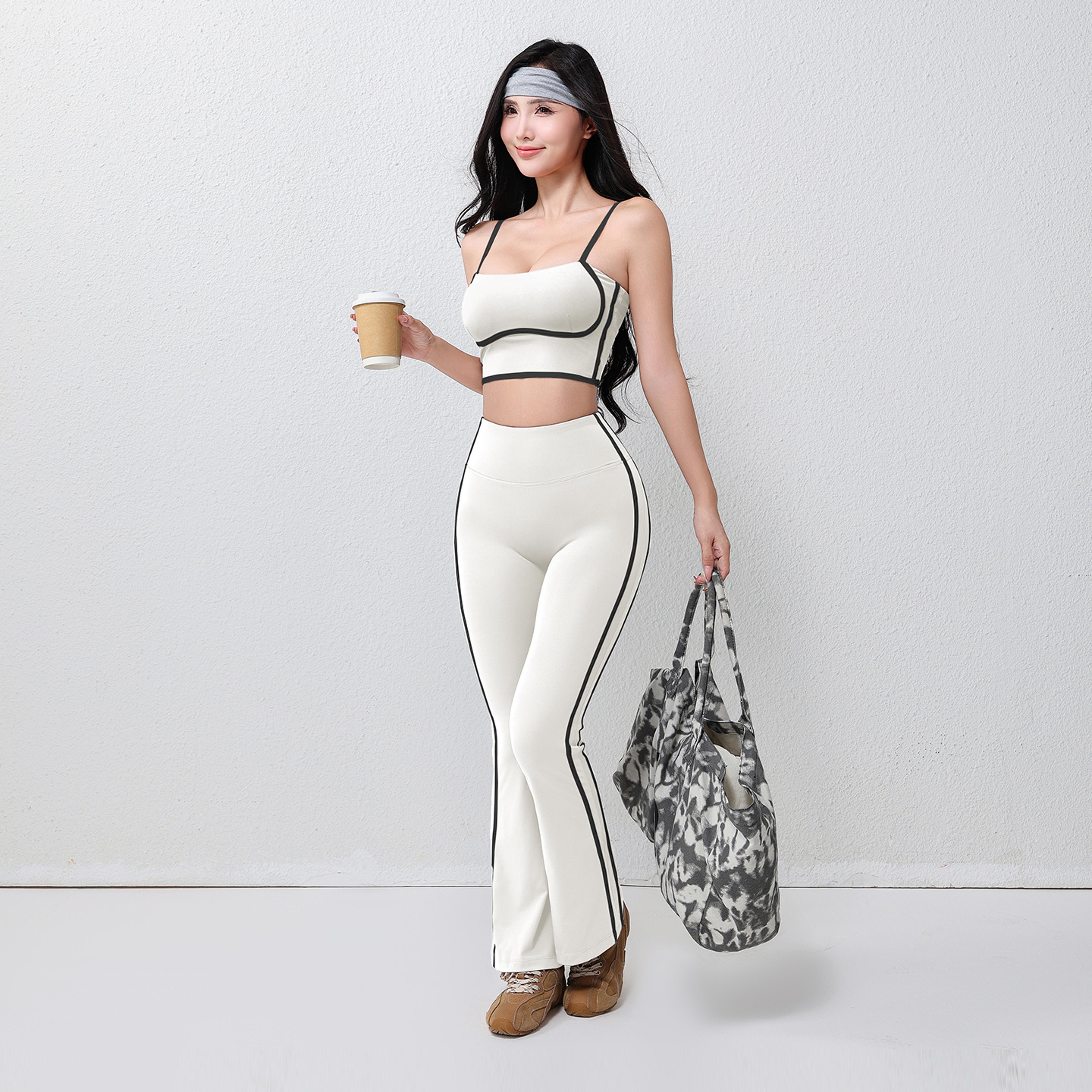 plus size high waisted flare yoga pants – butt lifting breathable yoga leggings for women
