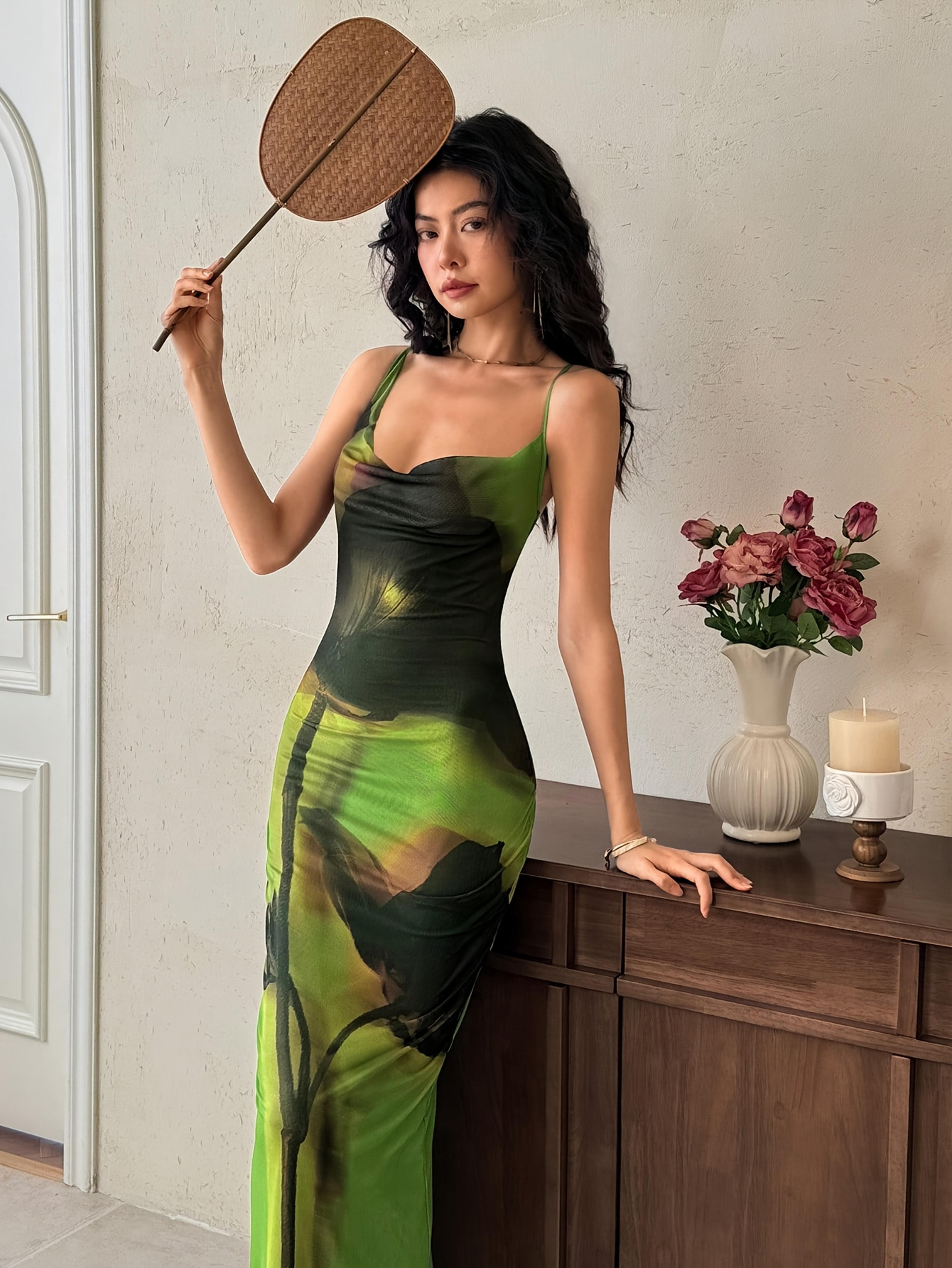 women's slimming summer maxi dress elegant casual warm weather gown