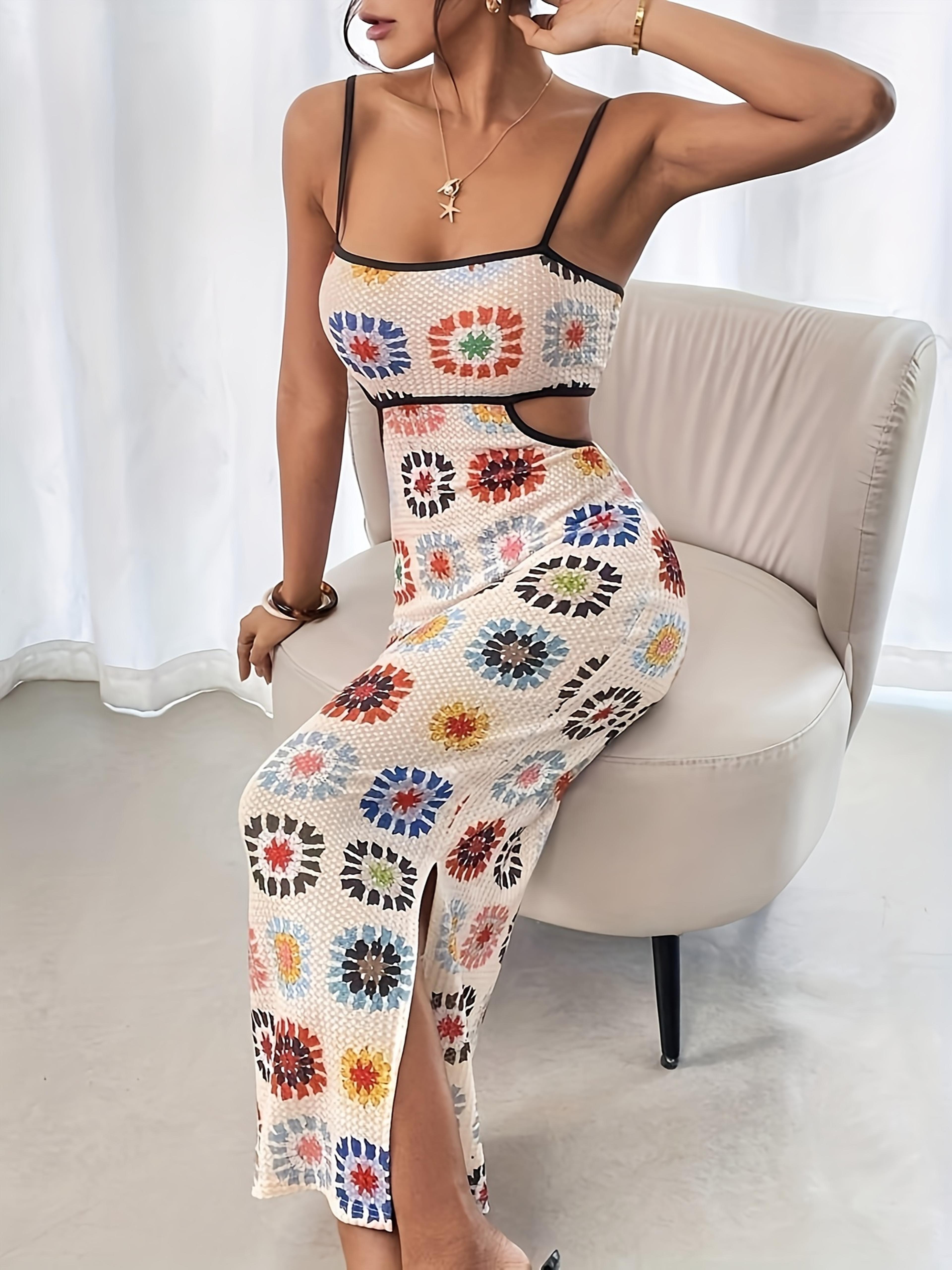 elegant backless floral print bodycon maxi dress for women sleeveless evening gown
