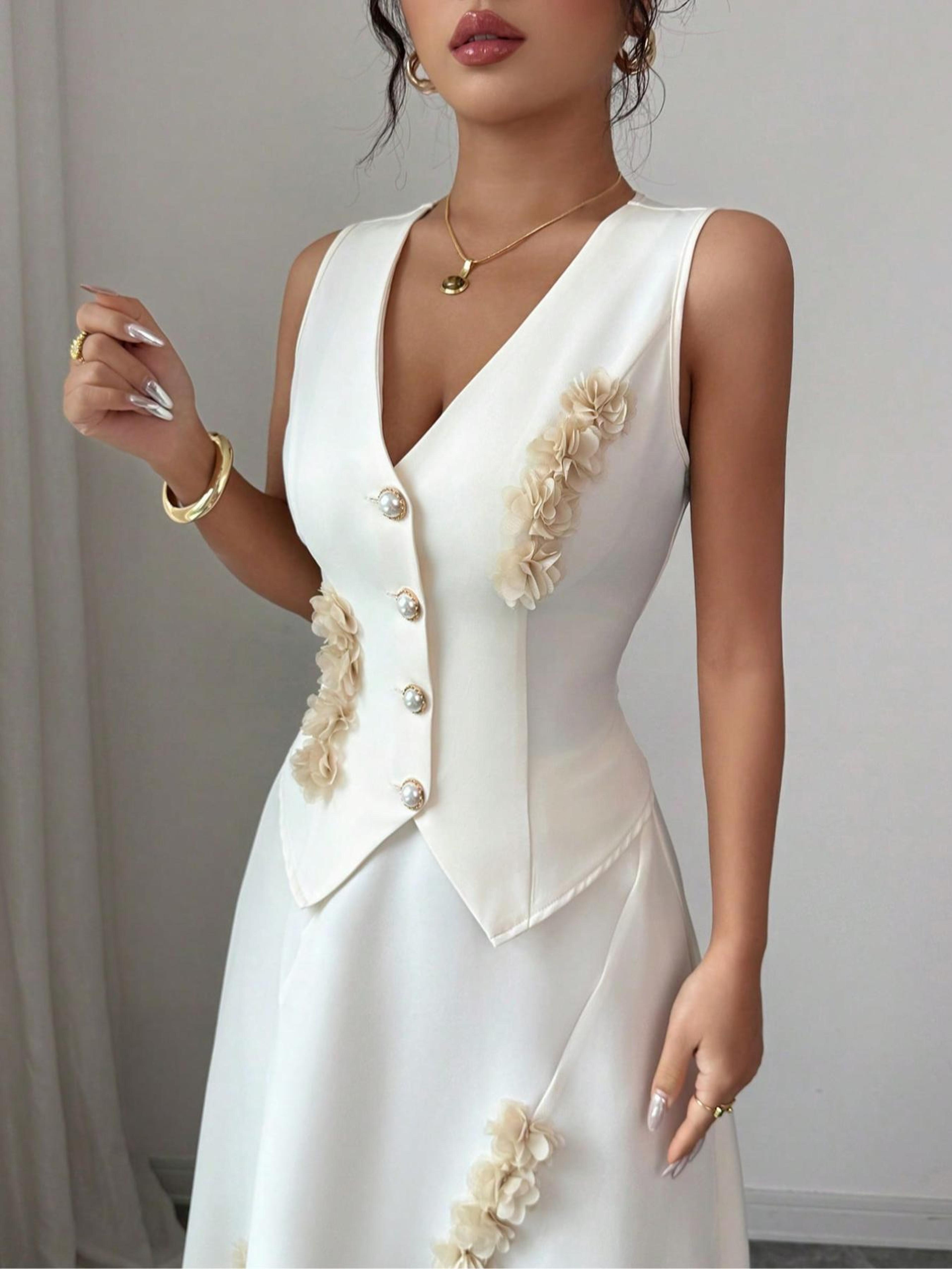 womens sleeveless two piece bodycon dress set high waist elegant summer outfit for women