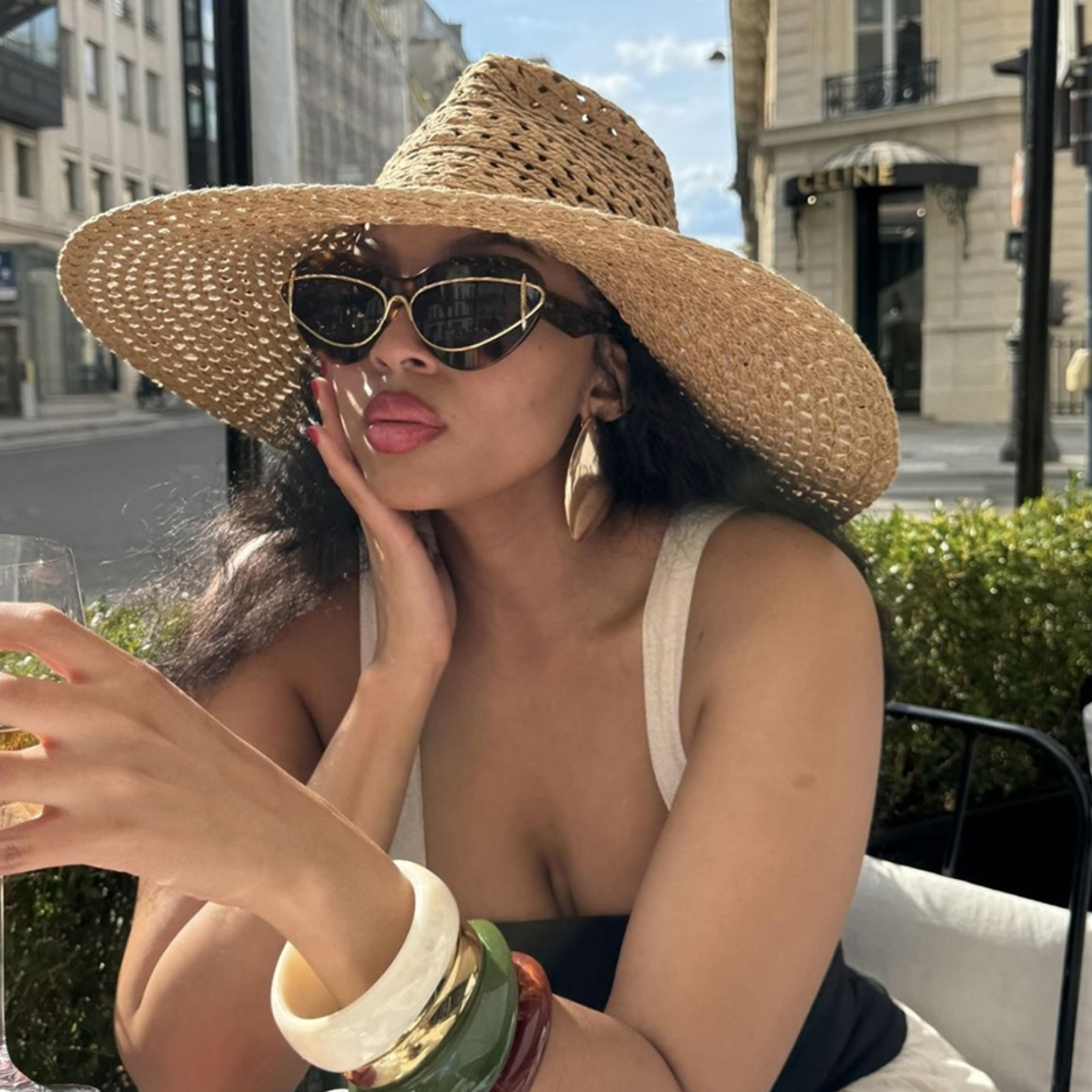 womens wide brim straw sun hat for beach vacation summer shade