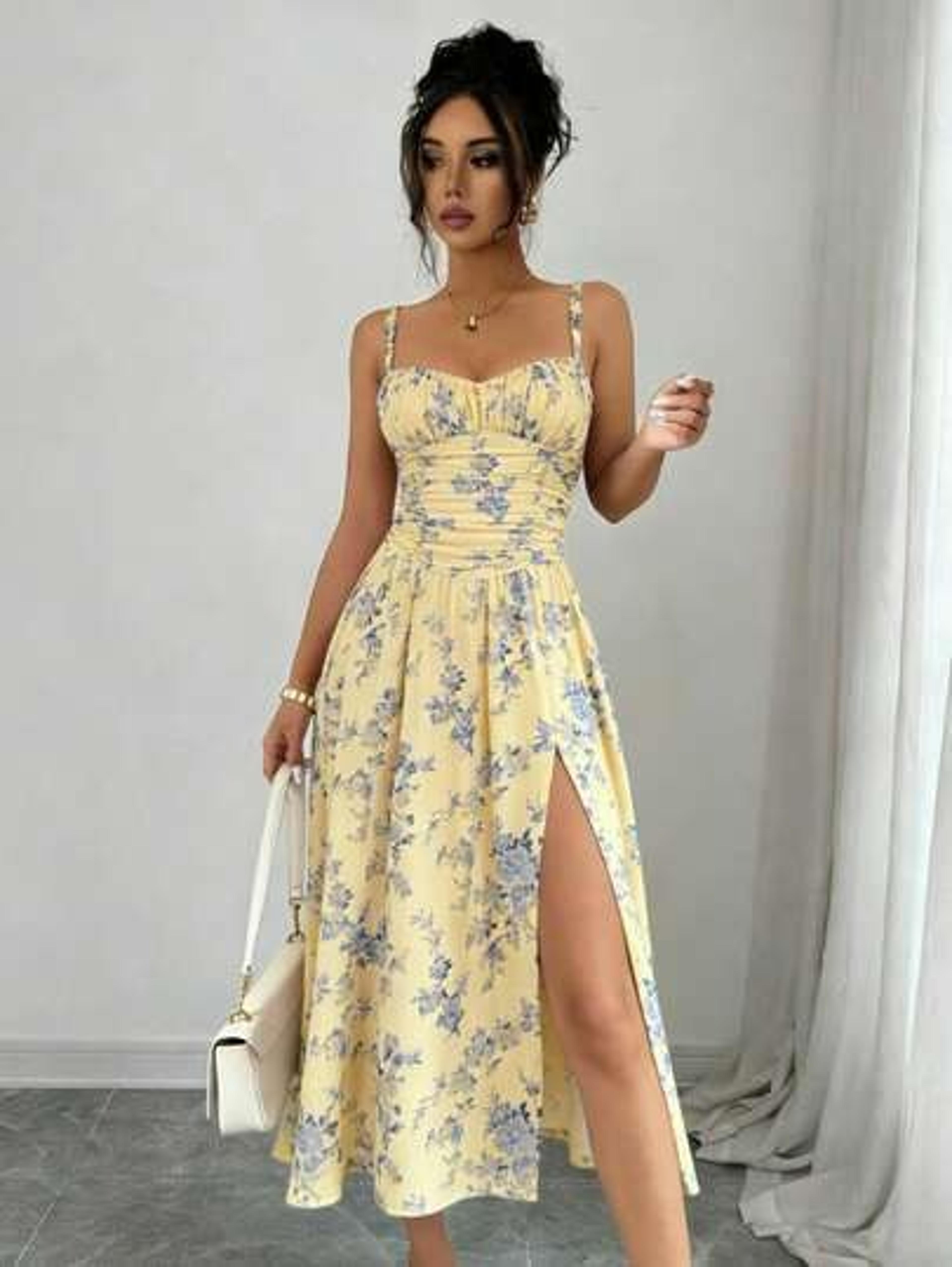 product name strapless side slit elegant a line dress slim fit summer evening gown