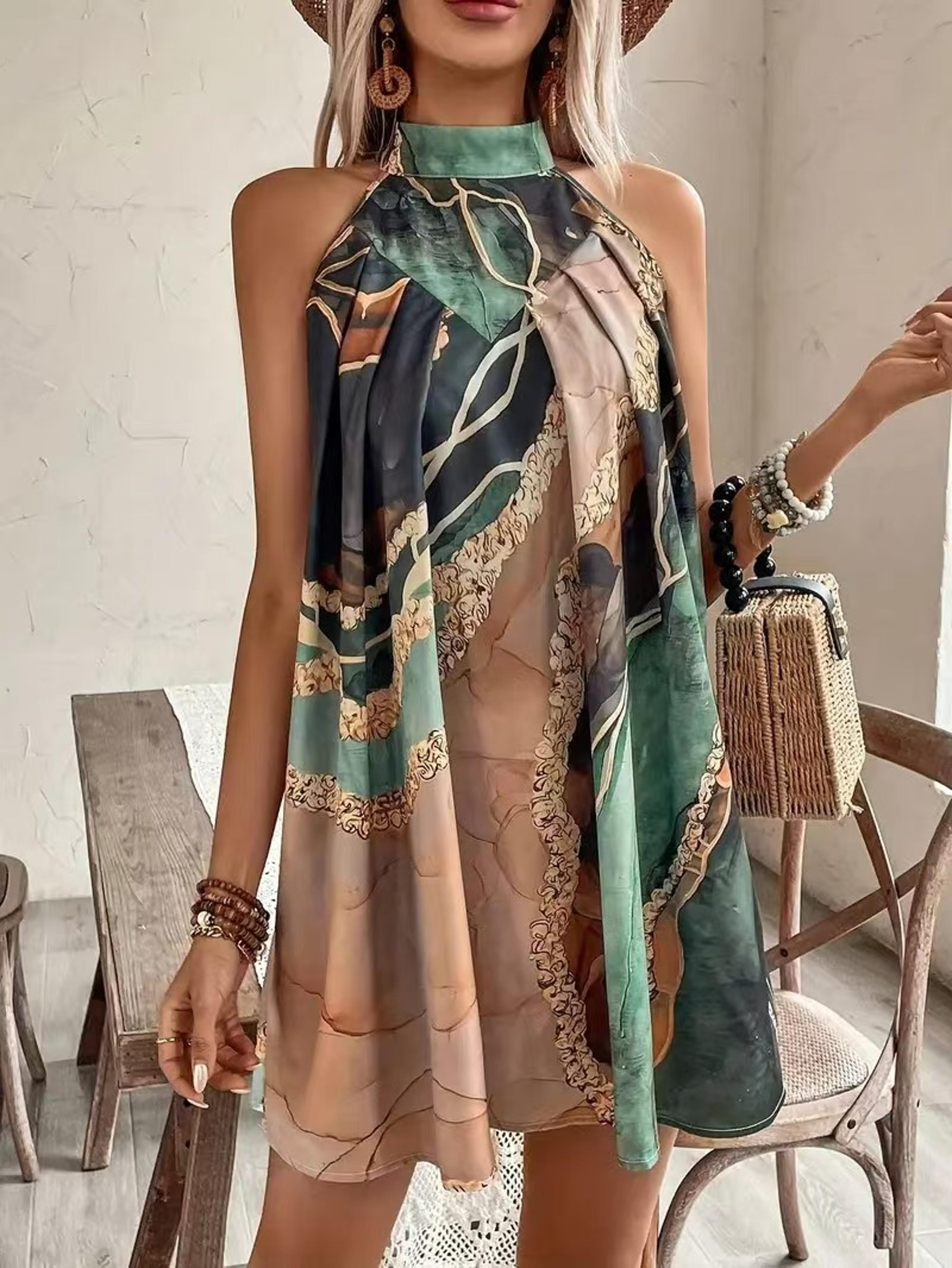 sleeveless striped casual summer dress – casual crew neck bodycon sexy mini dress for women